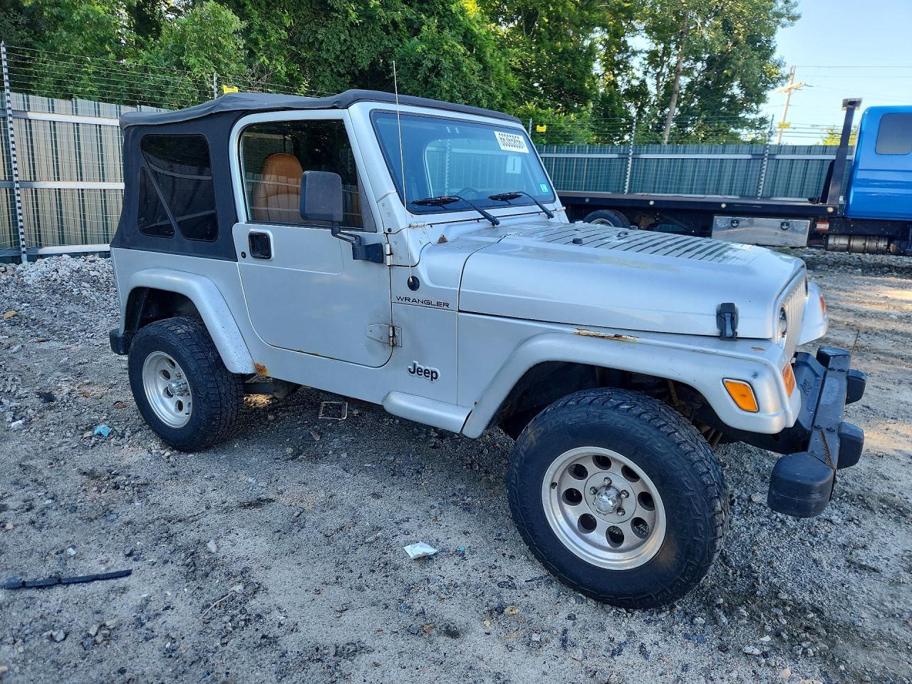 2002 Jeep Wrangler / Tj X Silver vin: 1J4FA39S32P747092