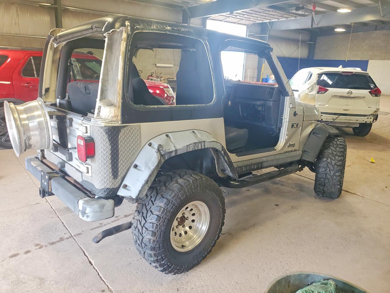 2003 Jeep Wrangler Commando Silver vin: 1J4FA39S33P317256