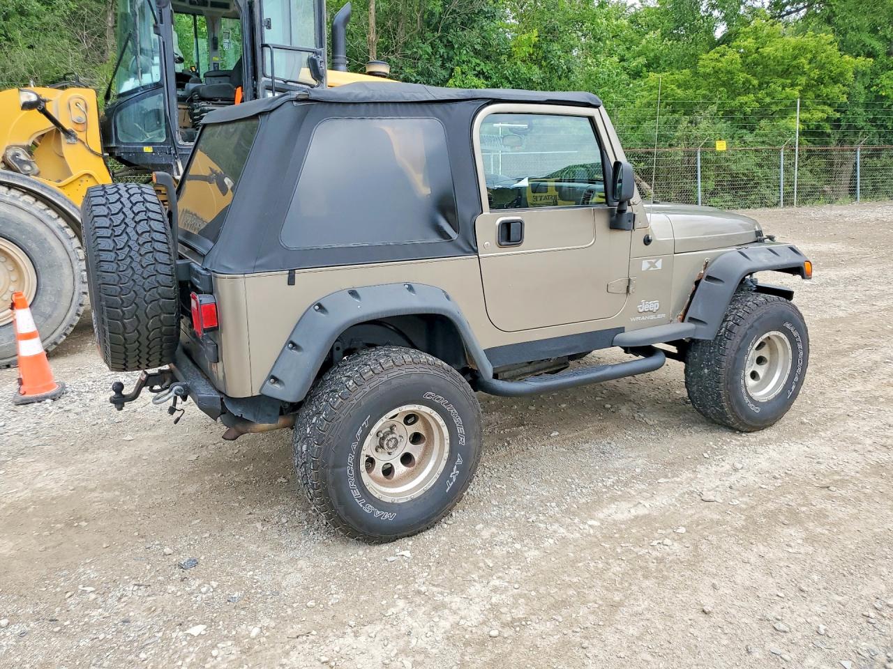 2004 Jeep Wrangler X Tan vin: 1J4FA39S34P793055