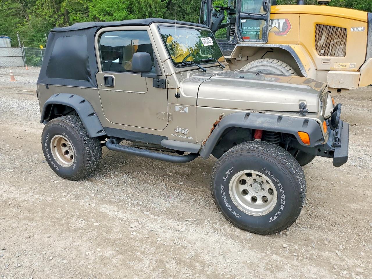 2004 Jeep Wrangler X Tan vin: 1J4FA39S34P793055