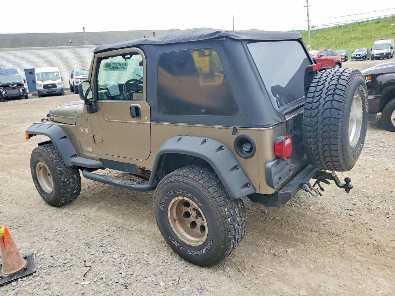 2004 Jeep Wrangler X Tan vin: 1J4FA39S34P793055