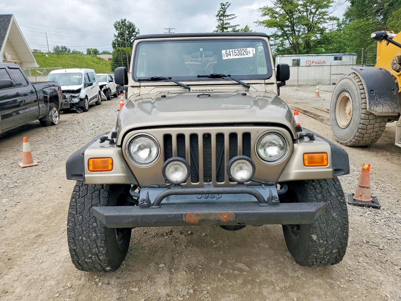2004 Jeep Wrangler X Tan vin: 1J4FA39S34P793055