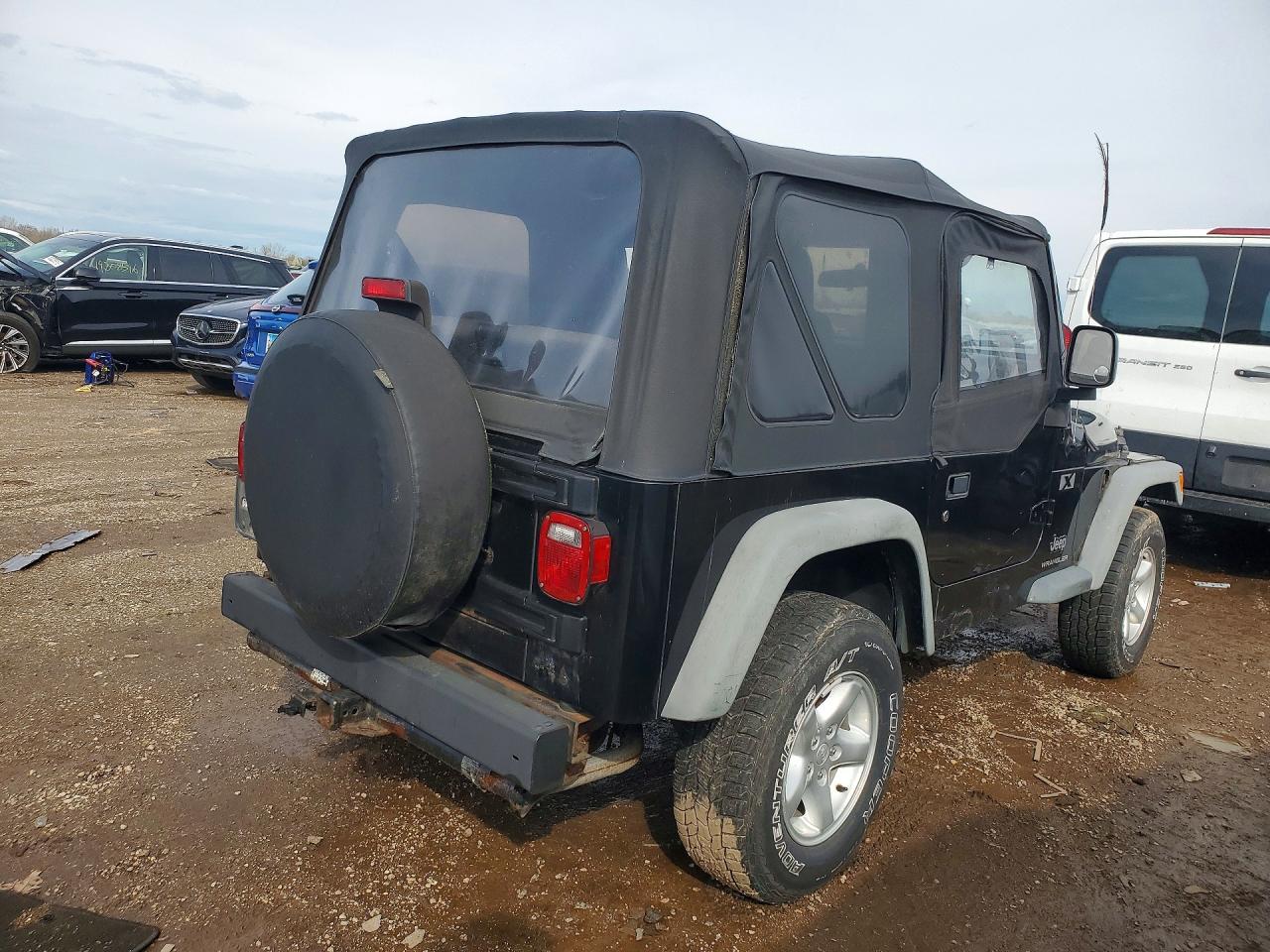 2006 Jeep Wrangler X Black vin: 1J4FA39S36P723669