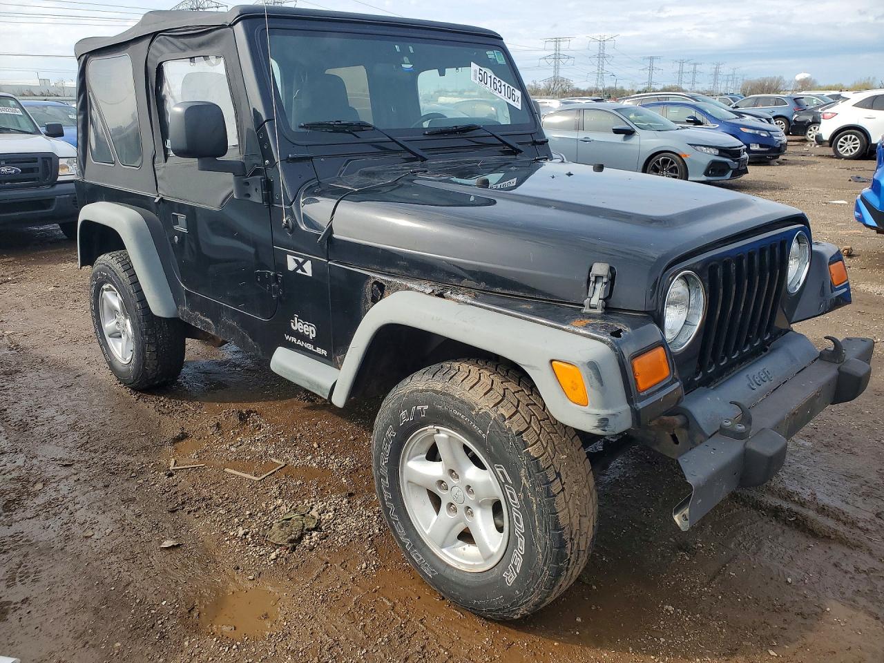 2006 Jeep Wrangler X Black vin: 1J4FA39S36P723669