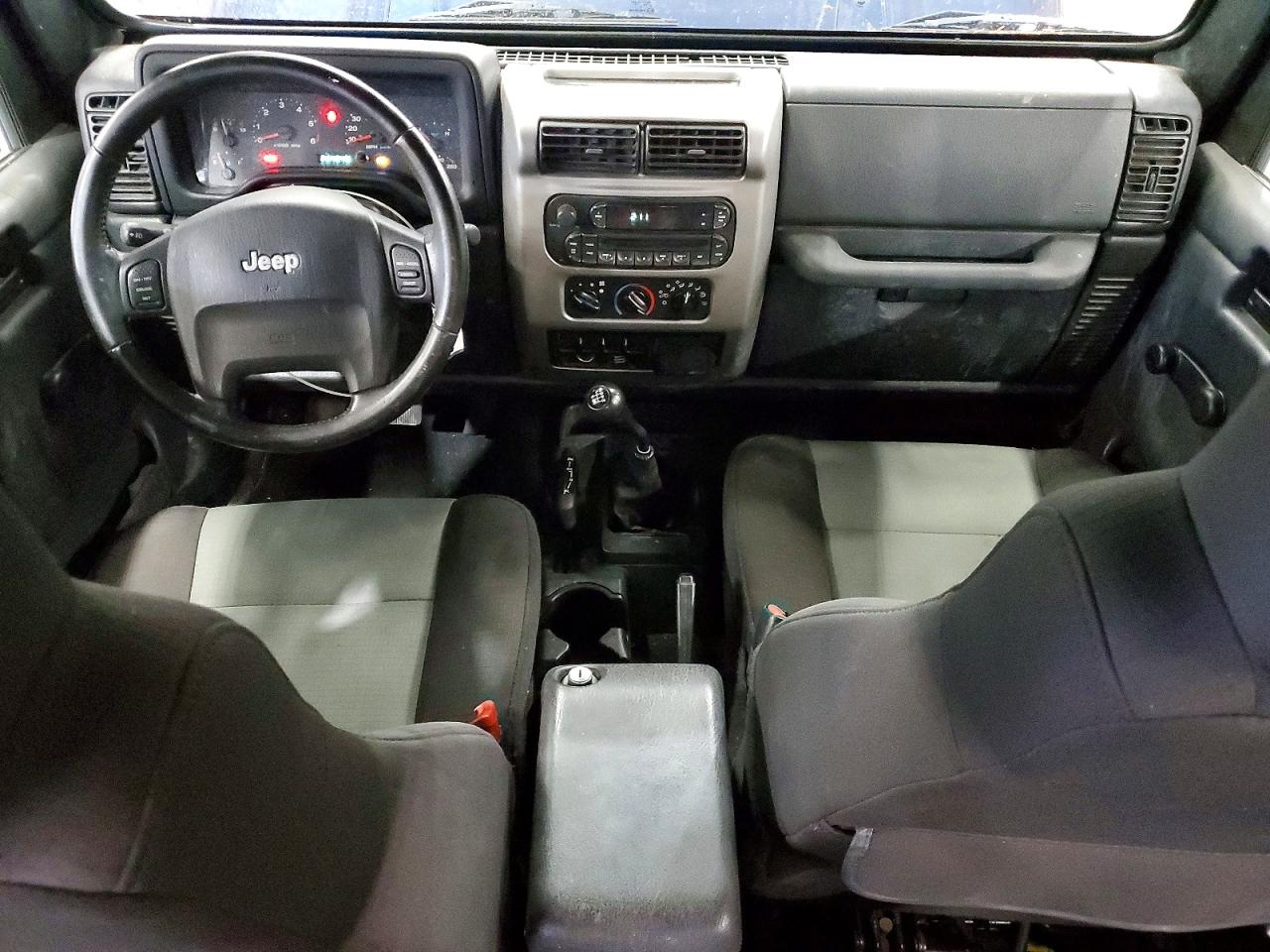 2005 Jeep Wrangler X Blue vin: 1J4FA39S45P370244