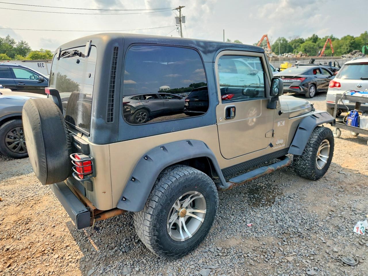2006 Jeep Wrangler X Gold vin: 1J4FA39S46P713622