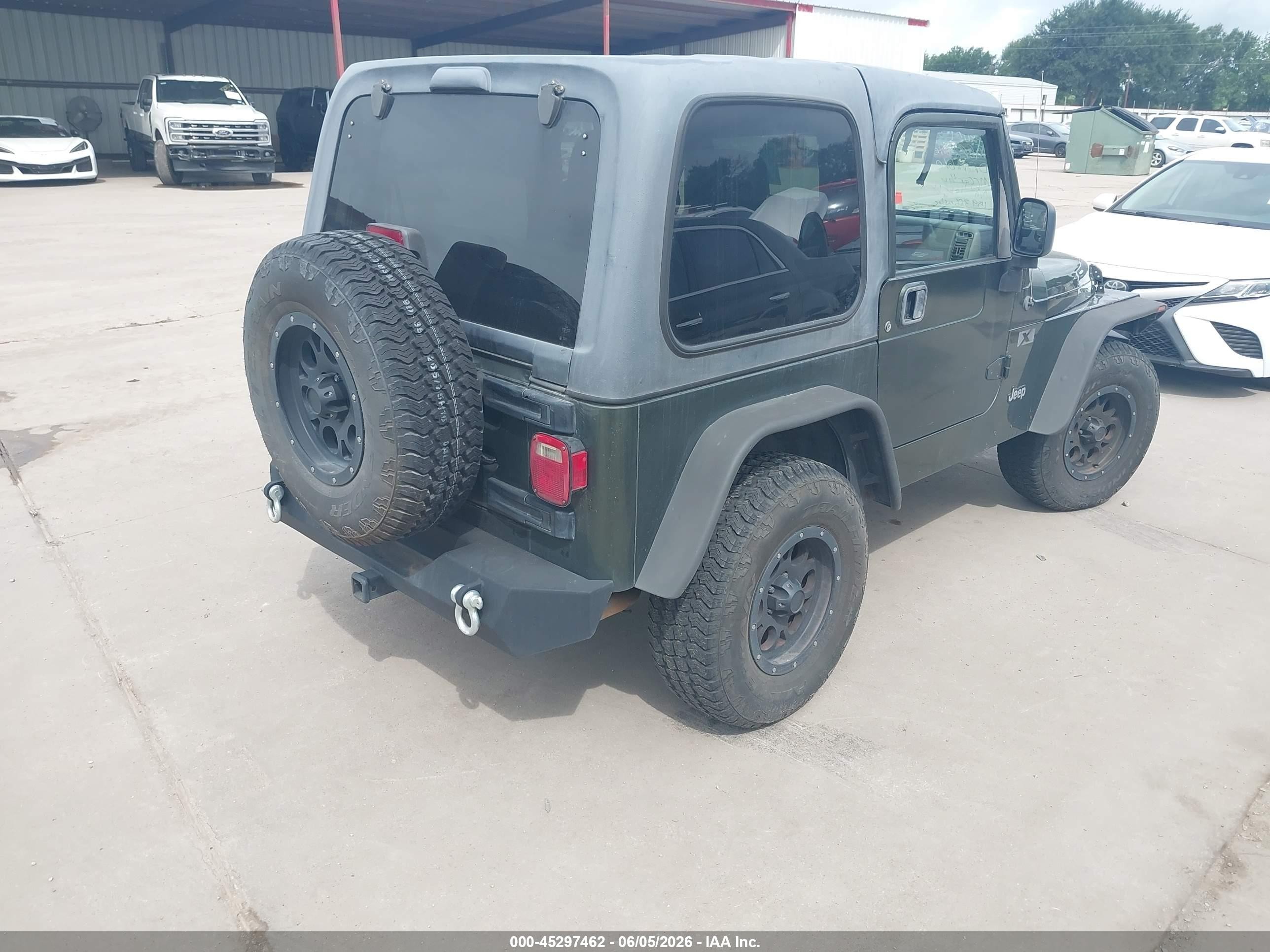 2006 Jeep Wrangler X Green vin: 1J4FA39S46P784951