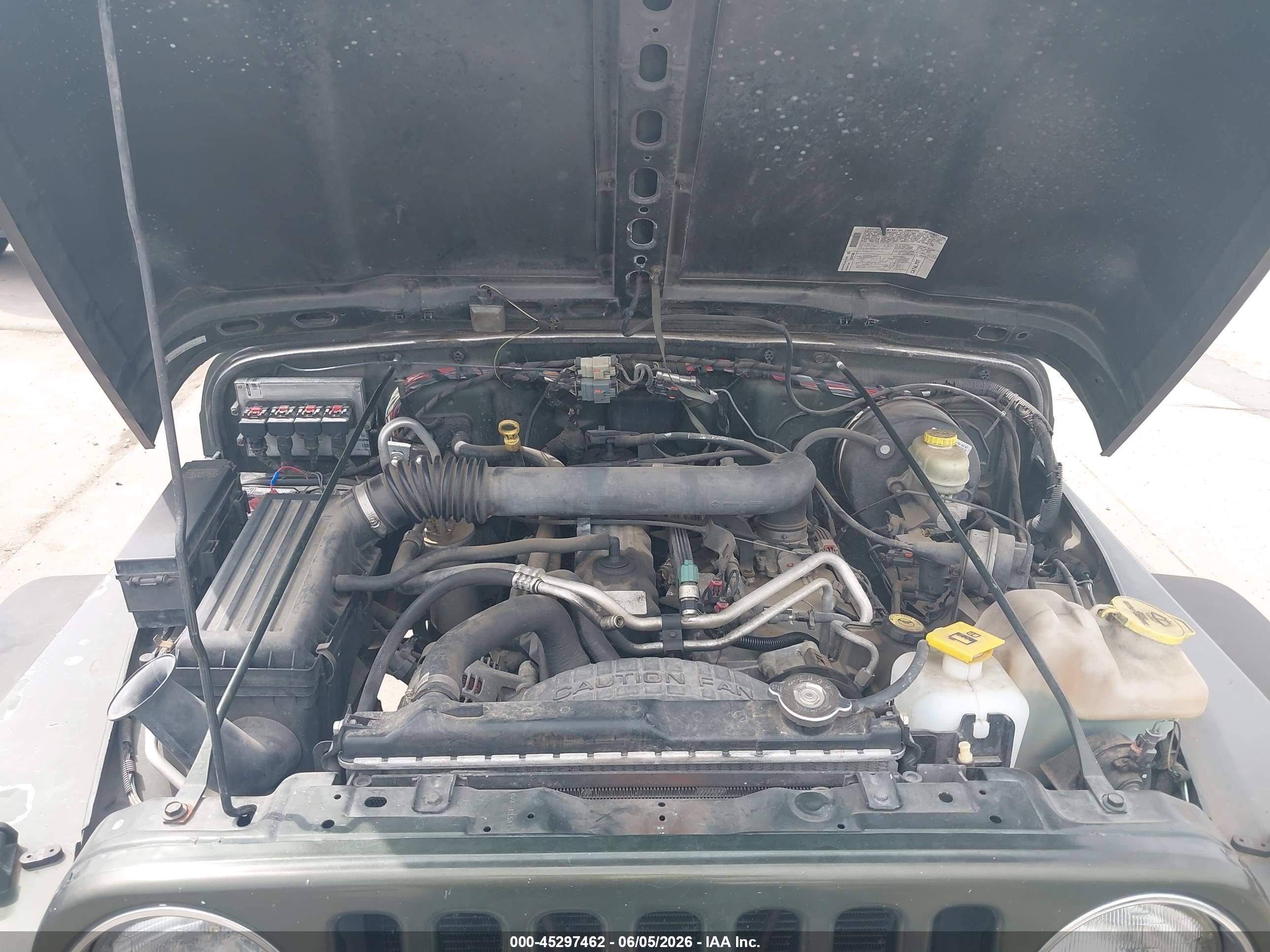 2006 Jeep Wrangler X Green vin: 1J4FA39S46P784951