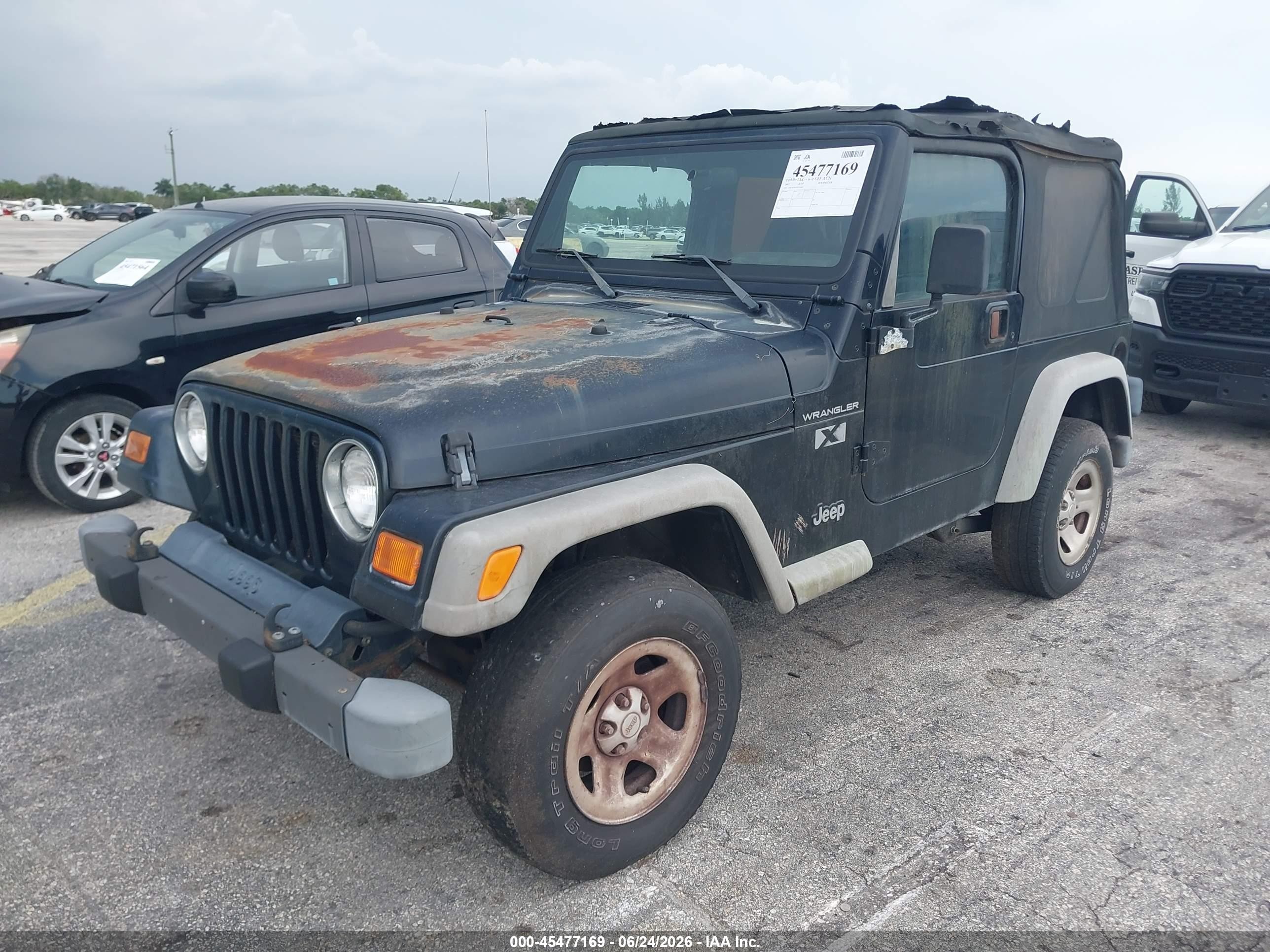 2002 Jeep Wrangler X Black vin: 1J4FA39S52P719097