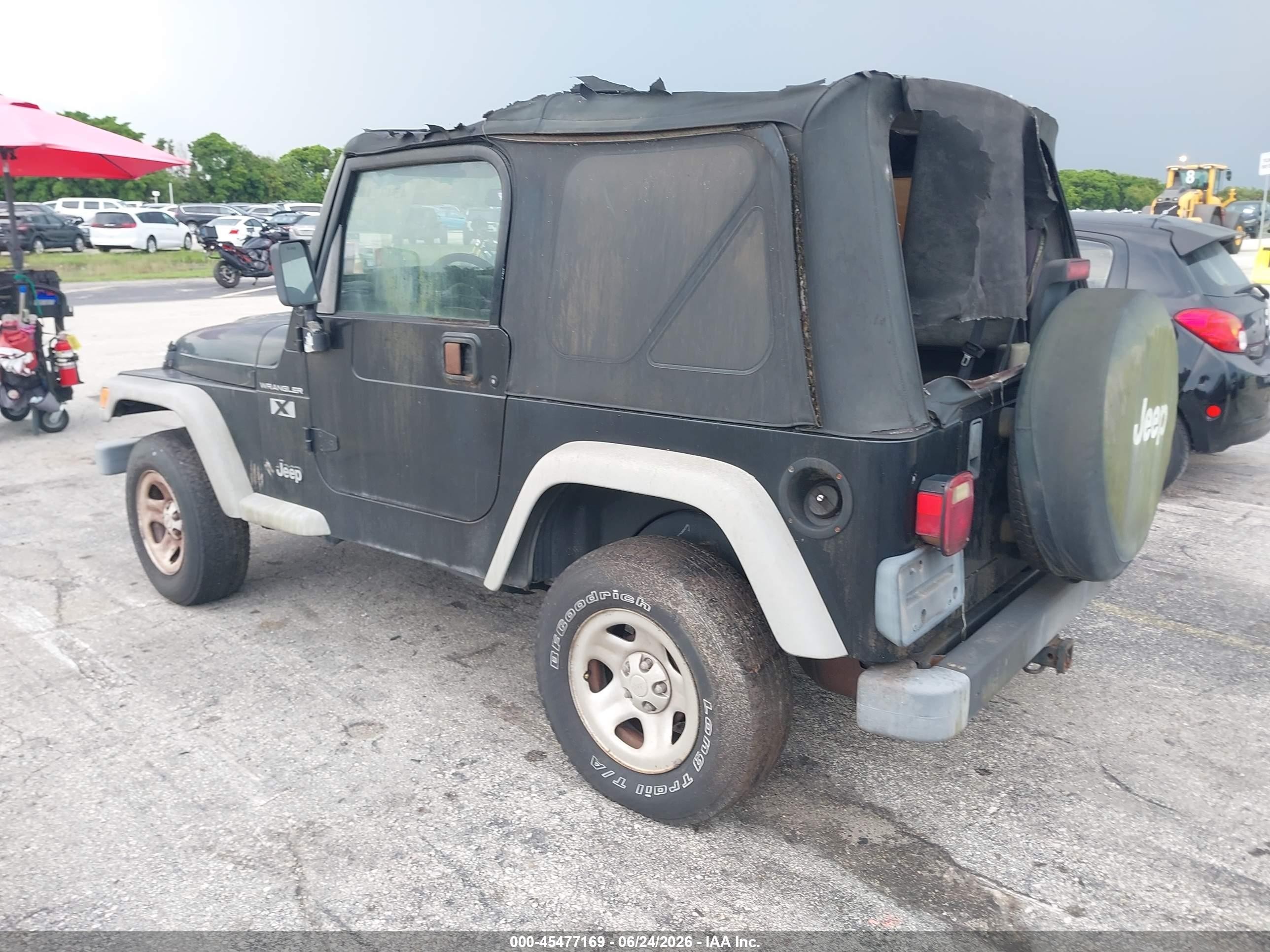 2002 Jeep Wrangler X Black vin: 1J4FA39S52P719097