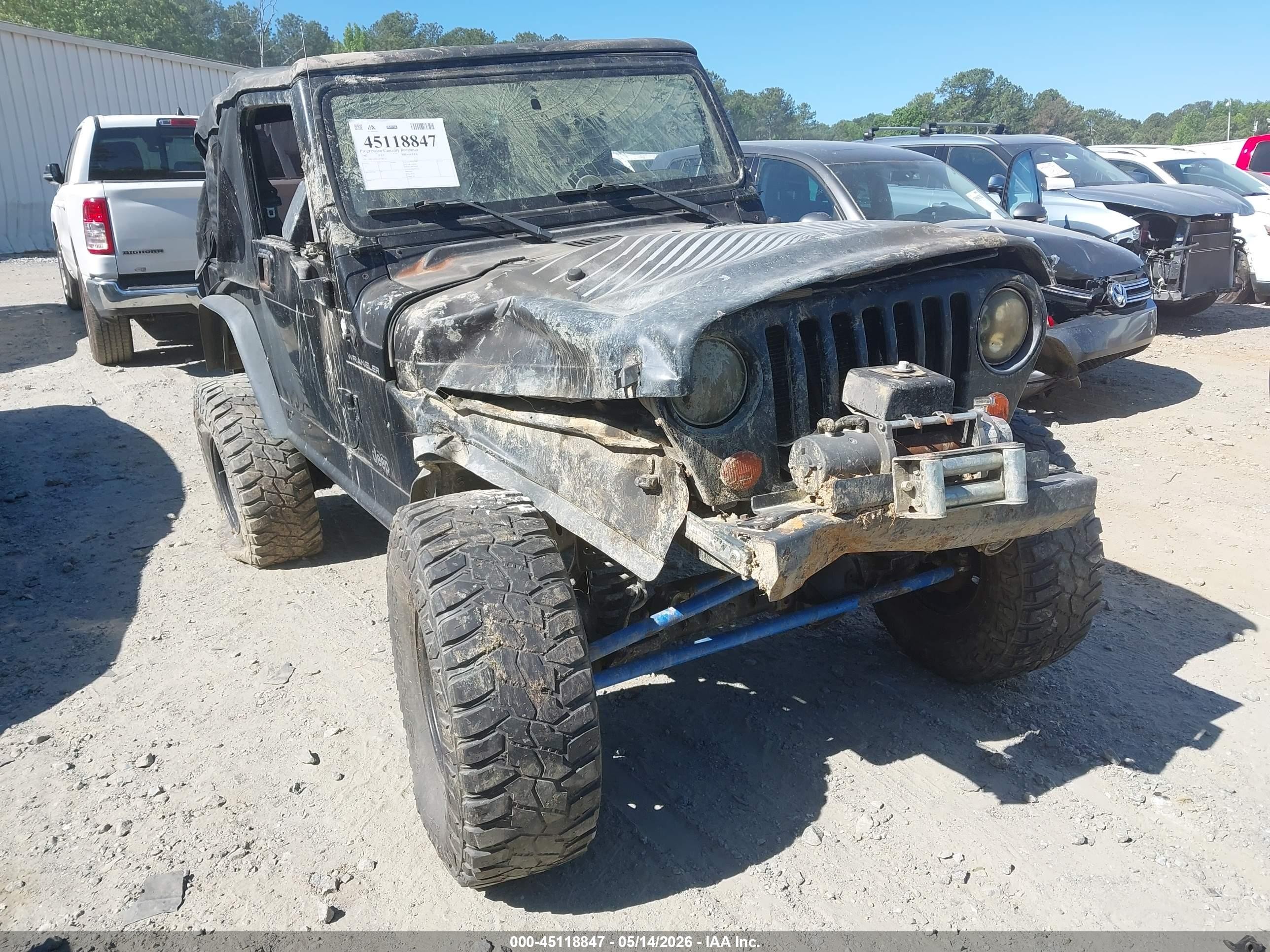 2002 Jeep Wrangler X Black vin: 1J4FA39S52P748115