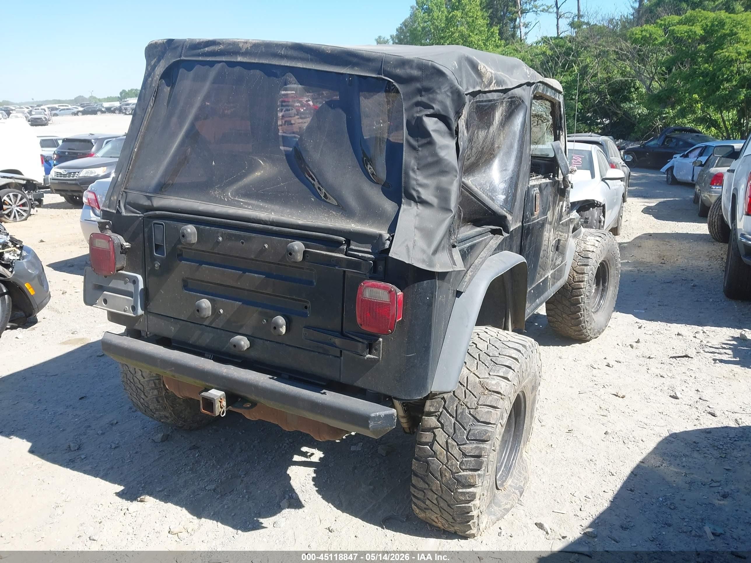 2002 Jeep Wrangler X Black vin: 1J4FA39S52P748115