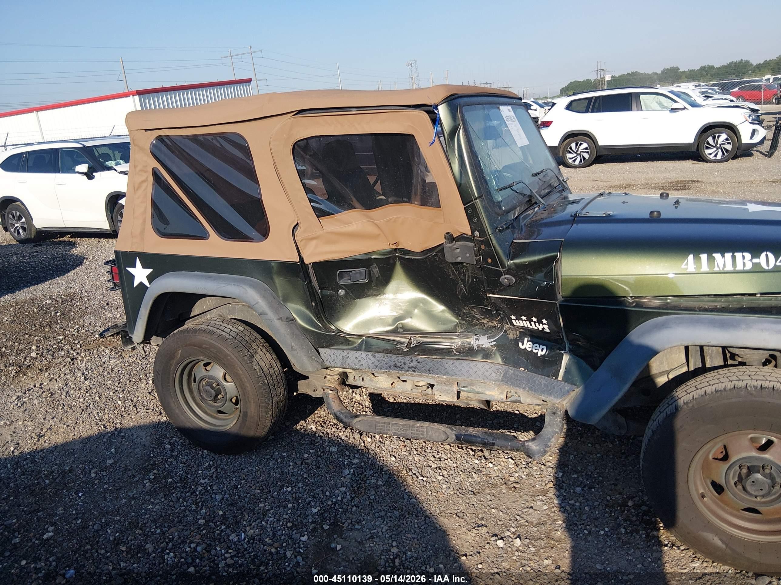 2004 Jeep Wrangler X Зеленый vin: 1J4FA39S54P715330