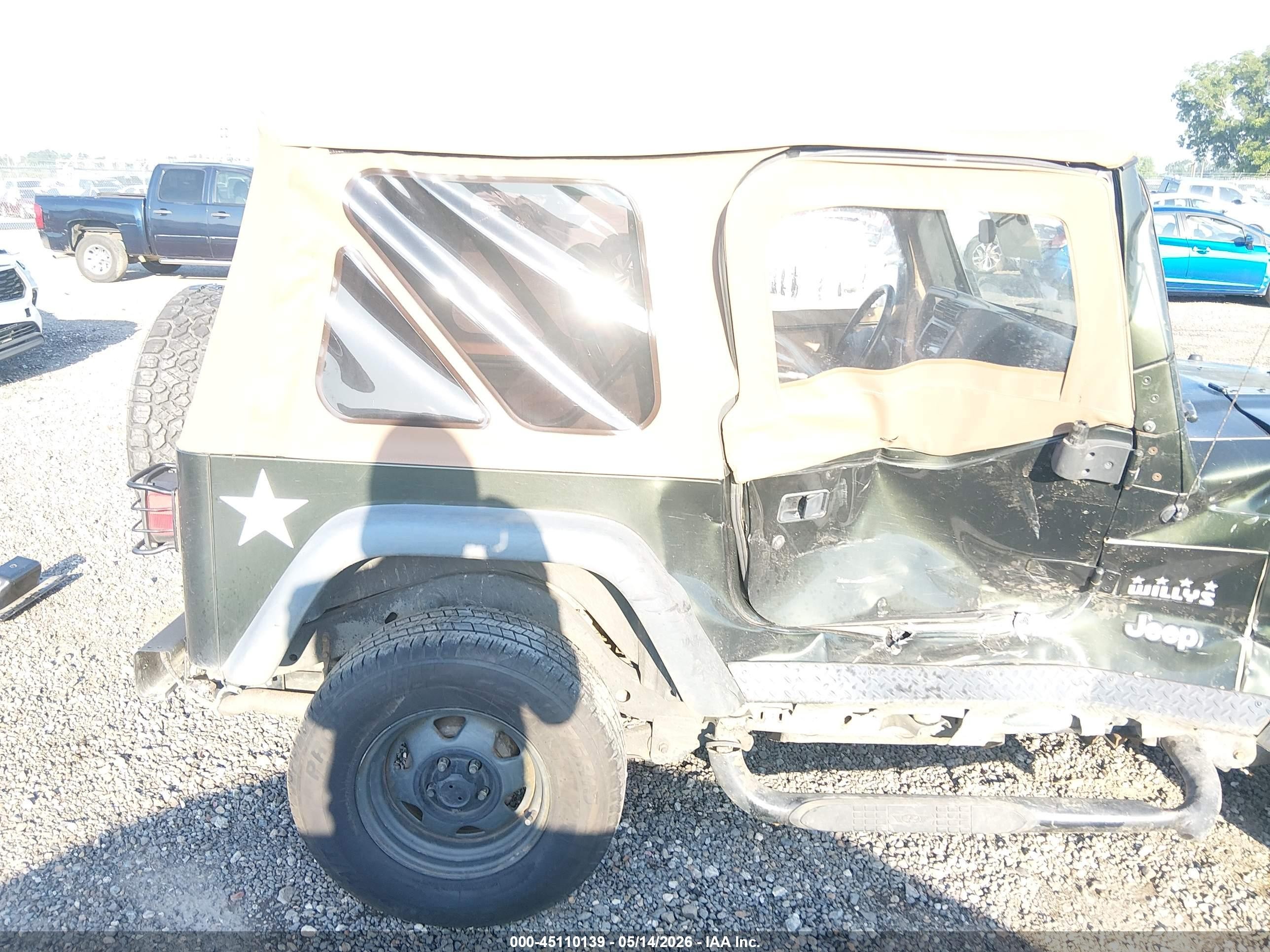 2004 Jeep Wrangler X Зеленый vin: 1J4FA39S54P715330