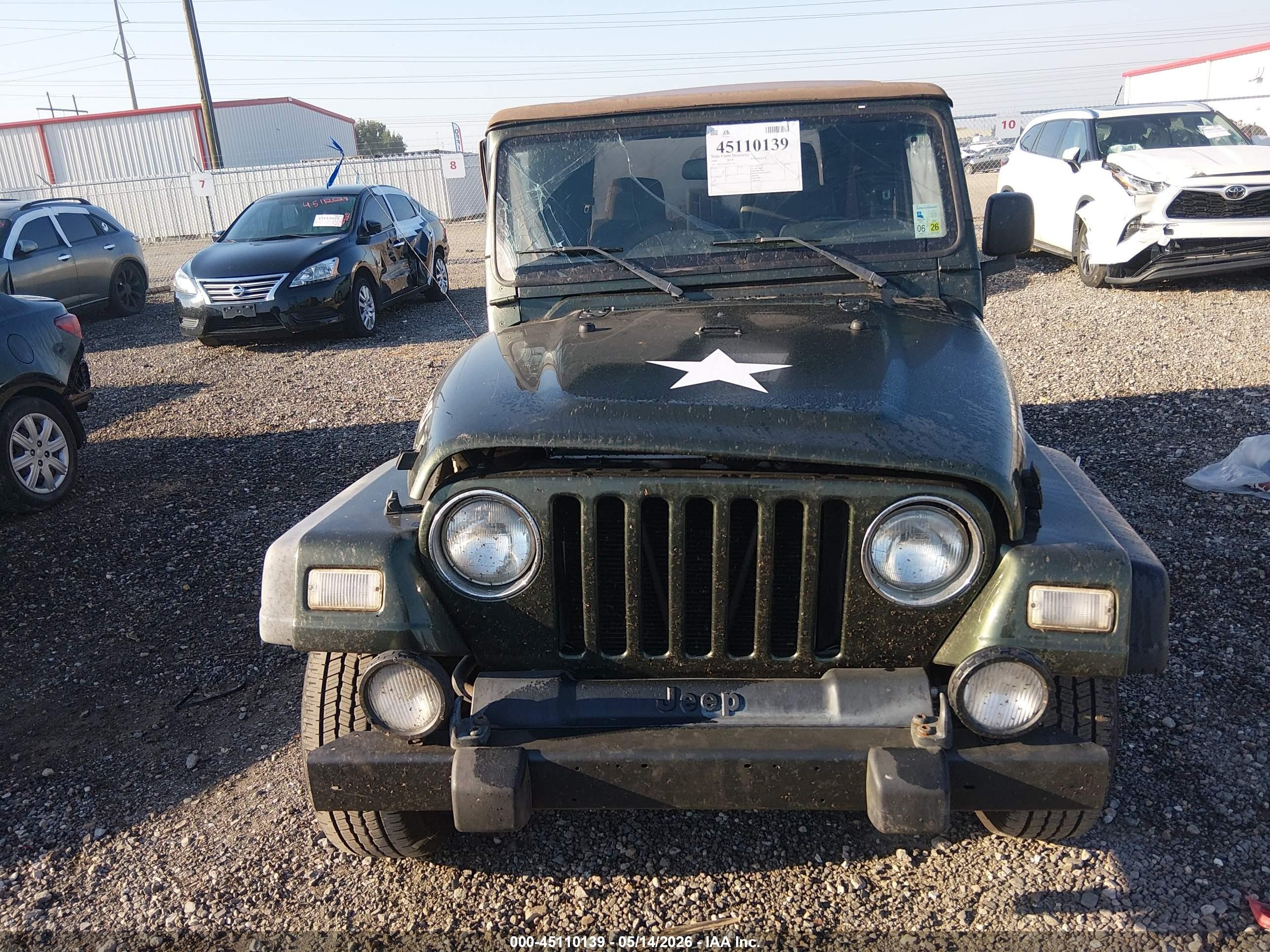 2004 Jeep Wrangler X Зеленый vin: 1J4FA39S54P715330