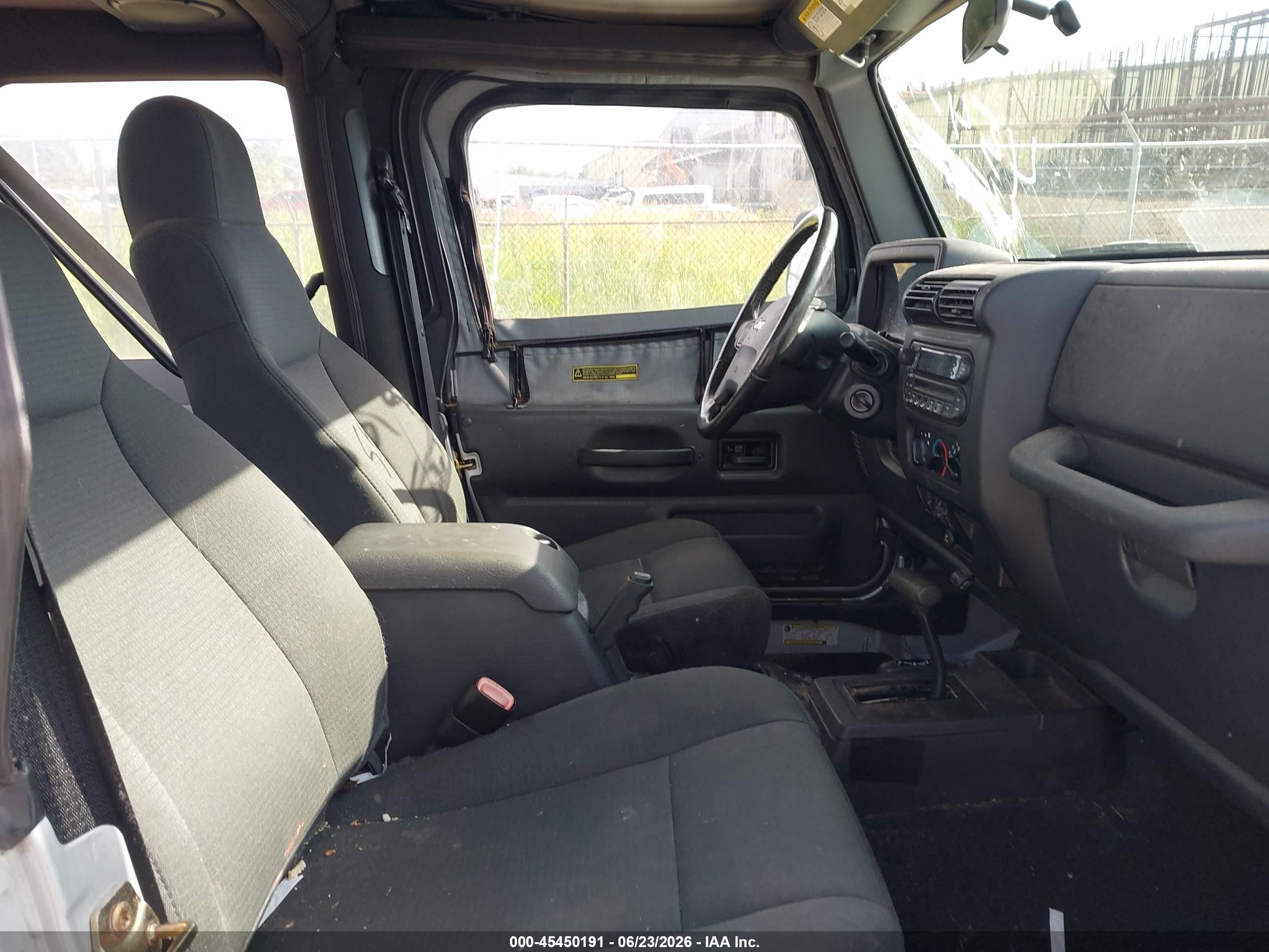 2006 Jeep Wrangler X Silver vin: 1J4FA39S56P742269