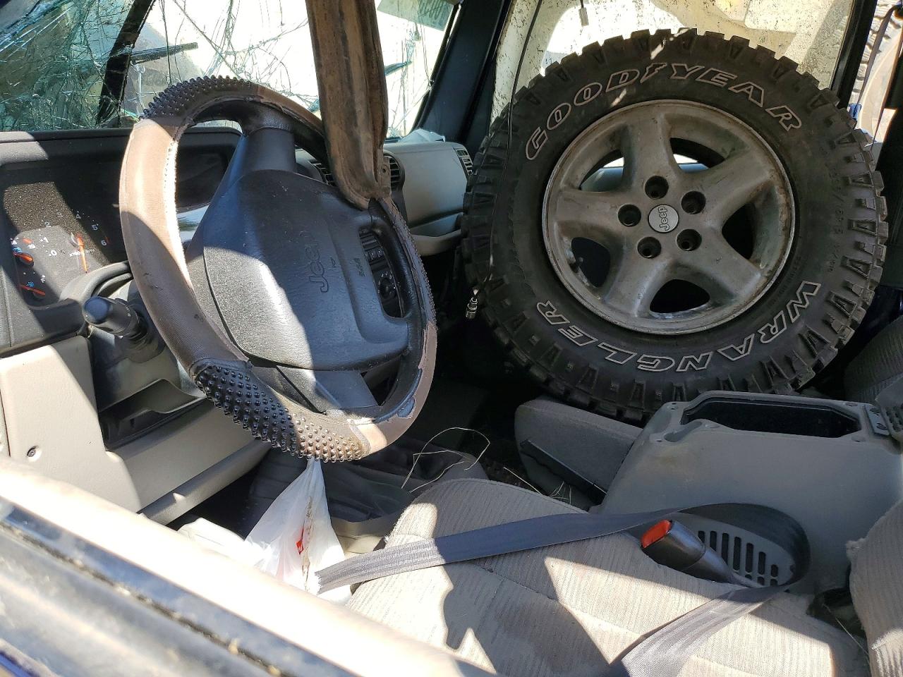 2003 Jeep Wrangler Commando Blue vin: 1J4FA39S63P319132