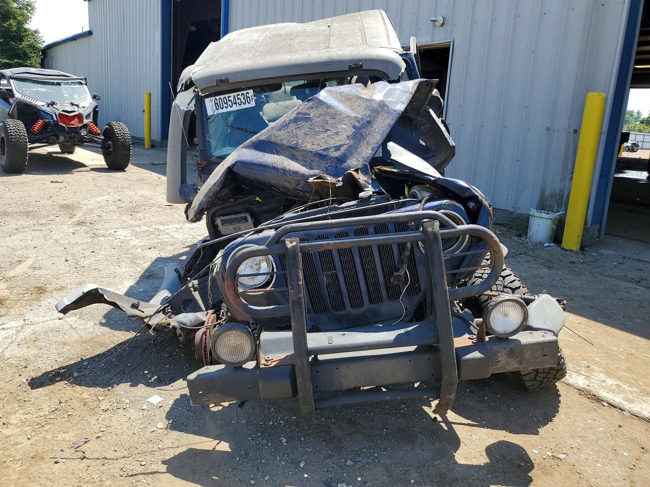 2003 Jeep Wrangler Commando Blue vin: 1J4FA39S63P319132