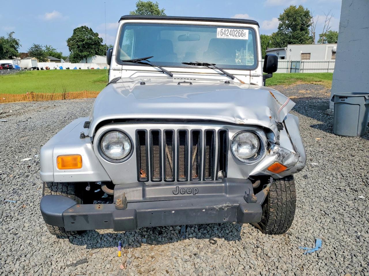 2003 Jeep Wrangler Commando Серебряный vin: 1J4FA39S63P363132