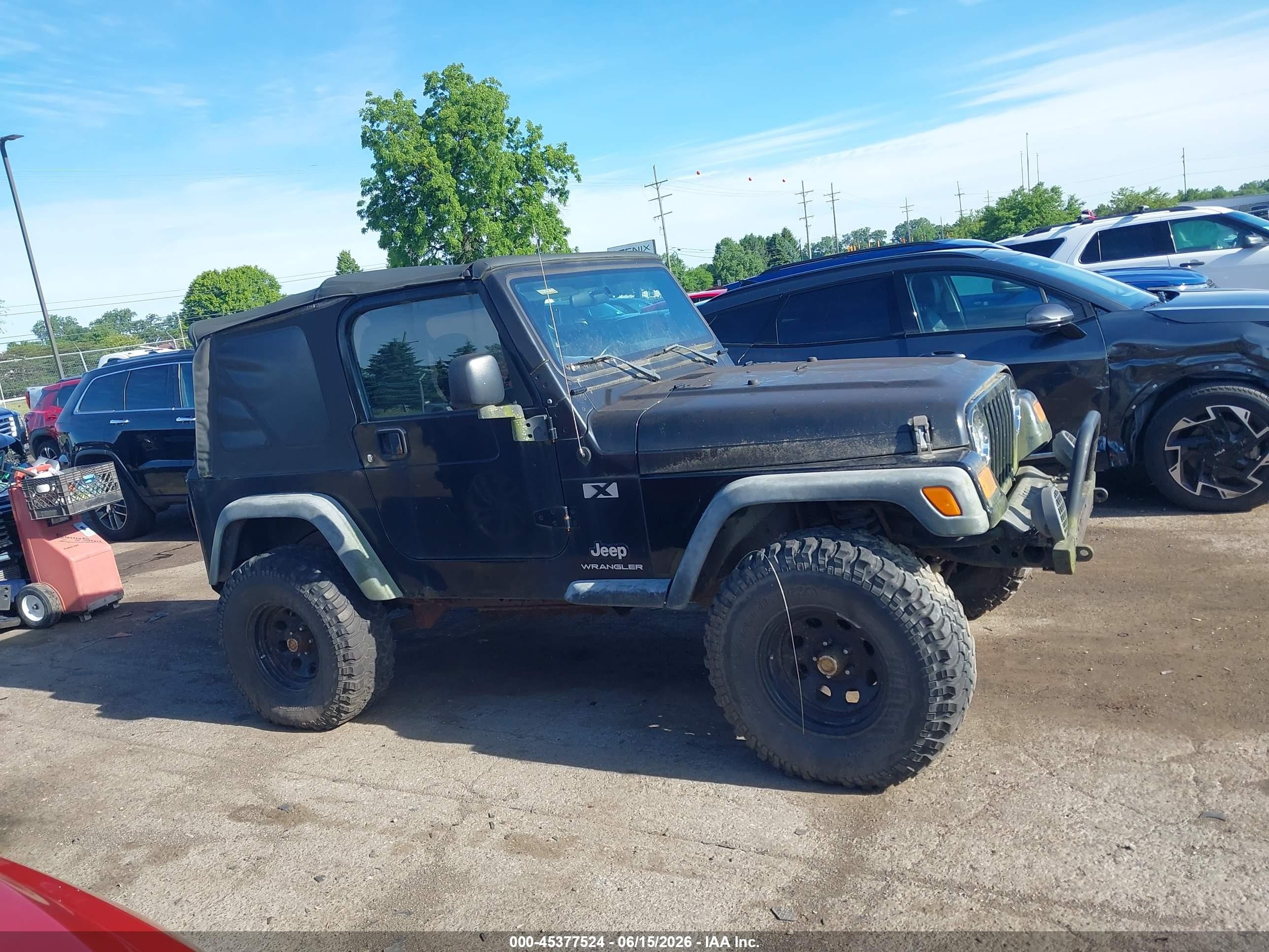 2005 Jeep Wrangler X Black vin: 1J4FA39S65P359522