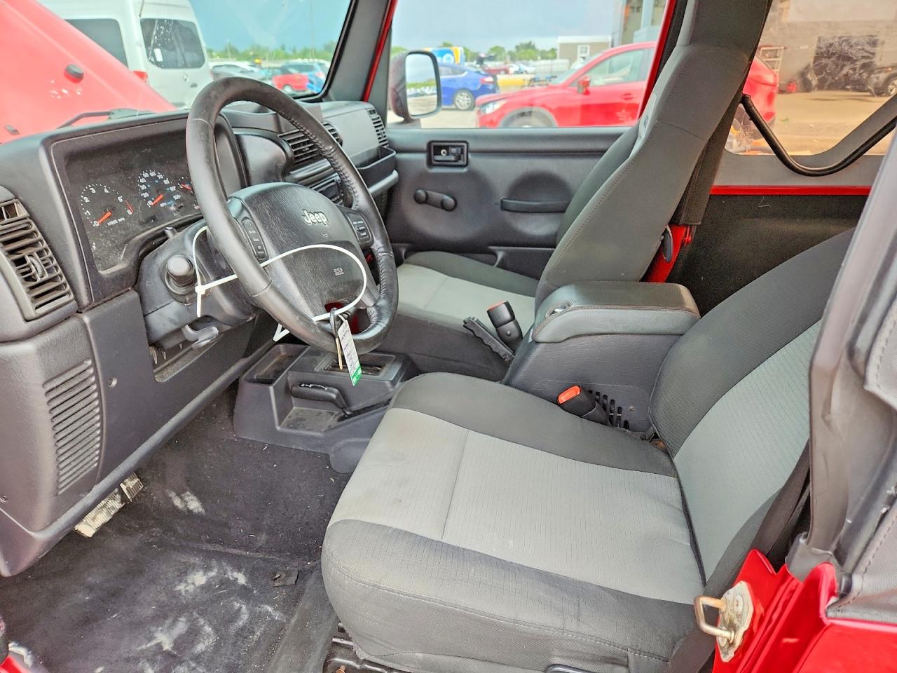 2005 Jeep Wrangler X Red vin: 1J4FA39S65P363490