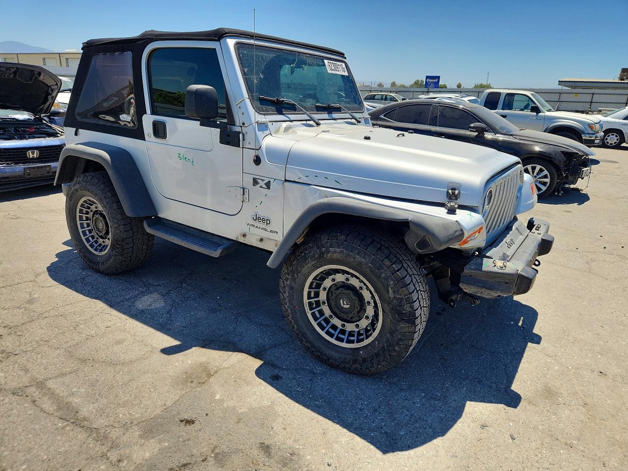 2005 Jeep Wrangler X Silver vin: 1J4FA39S65P376367