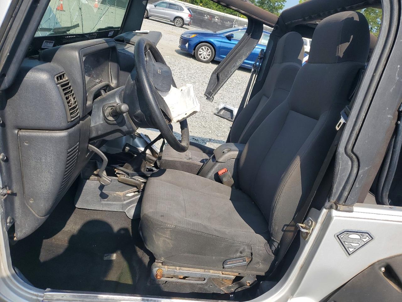 2006 Jeep Wrangler X Silver vin: 1J4FA39S66P702377