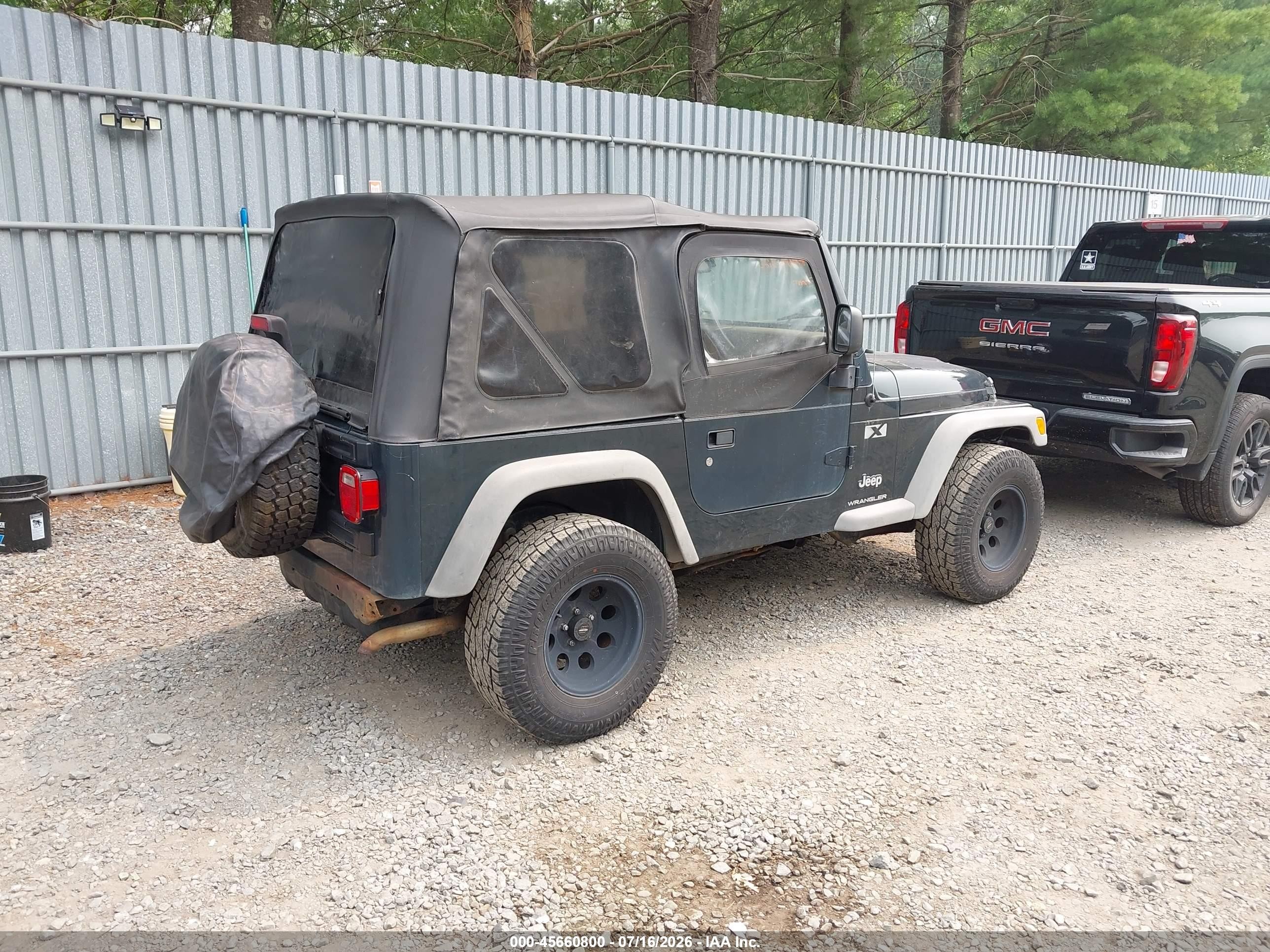 2006 Jeep Wrangler X Green vin: 1J4FA39S66P715162