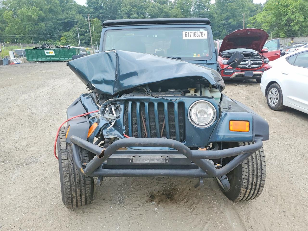 2006 Jeep Wrangler X Green vin: 1J4FA39S66P717185
