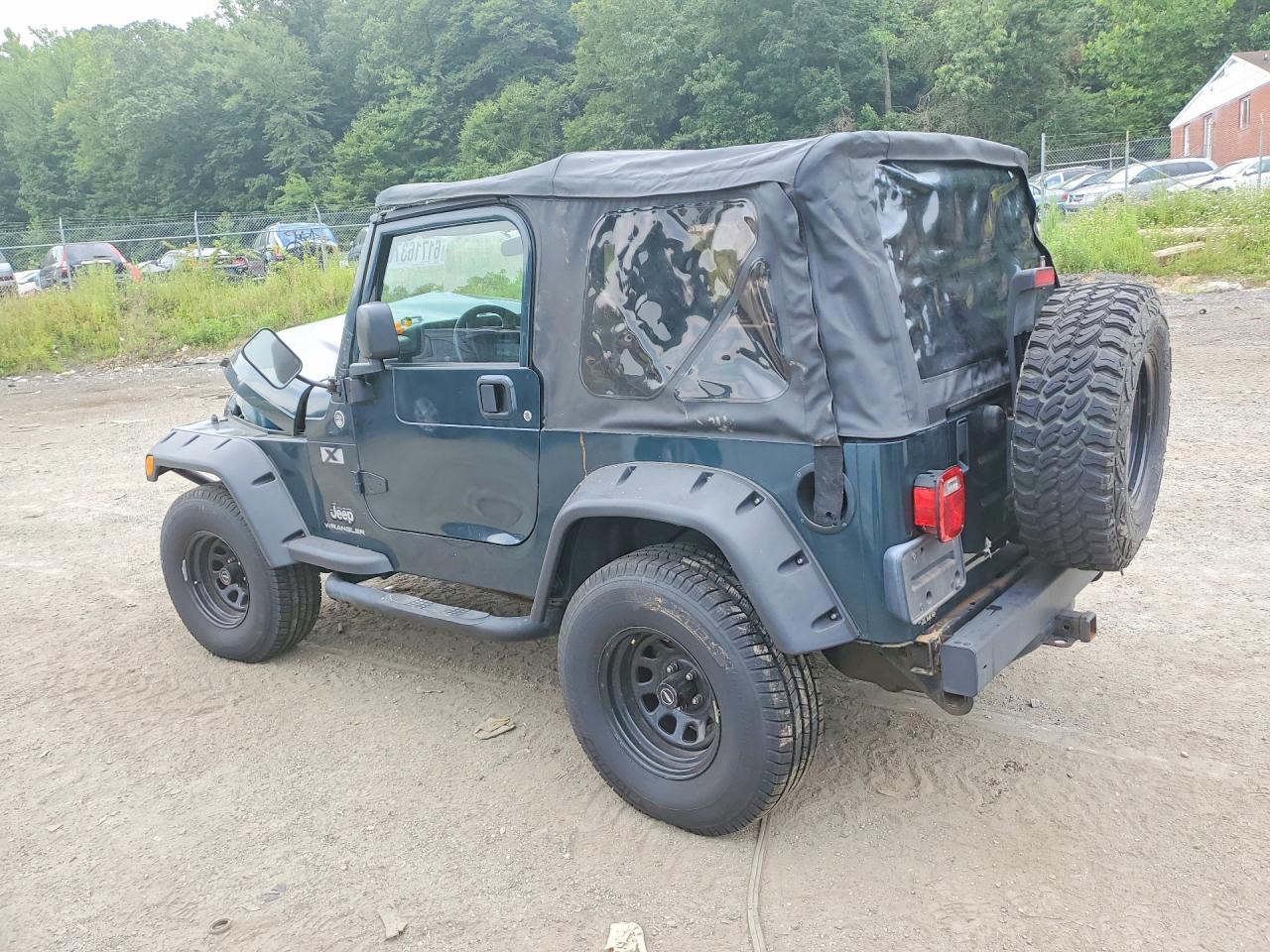 2006 Jeep Wrangler X Green vin: 1J4FA39S66P717185