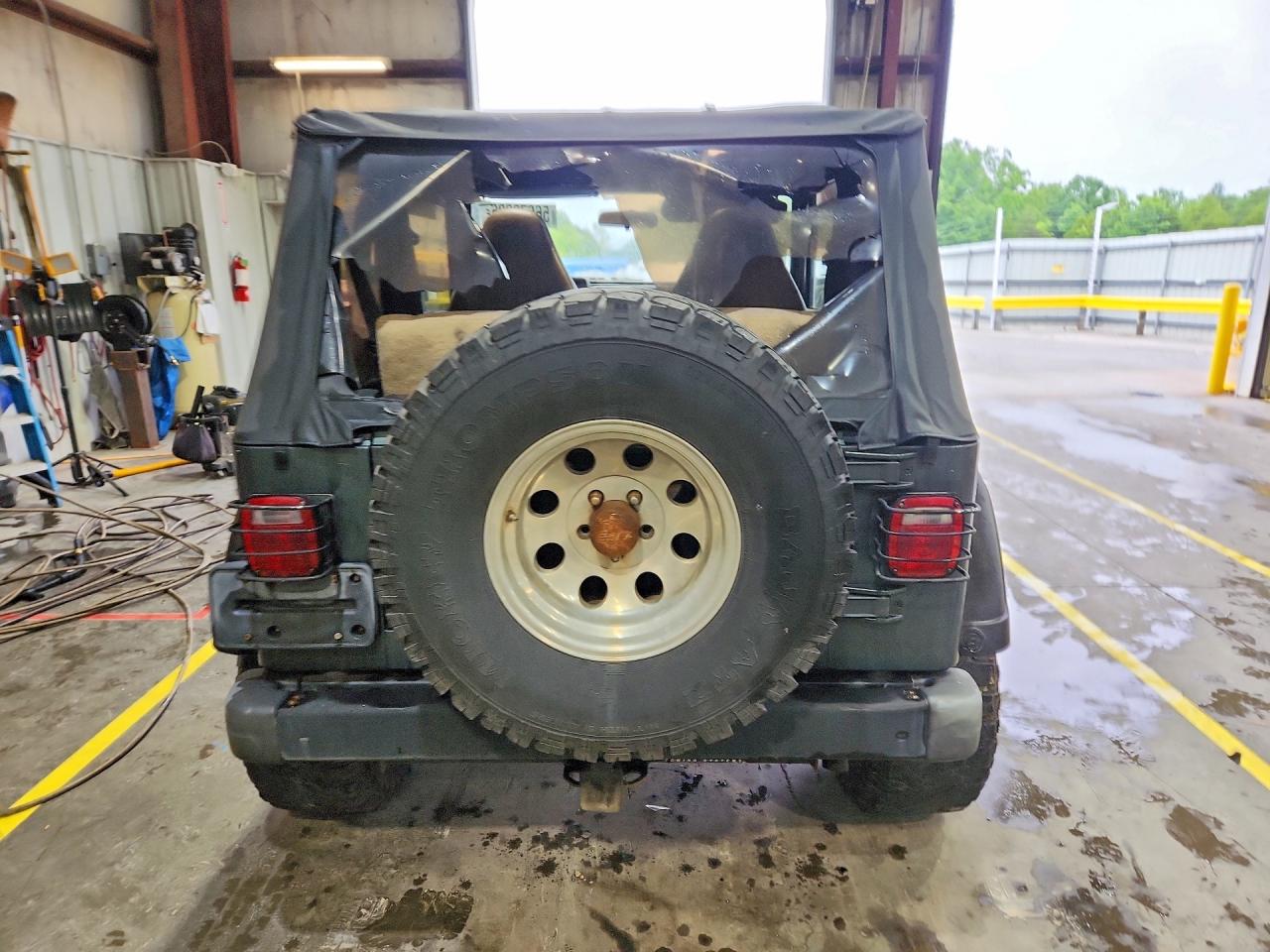 2002 Jeep Wrangler / Tj X Teal vin: 1J4FA39S72P708845