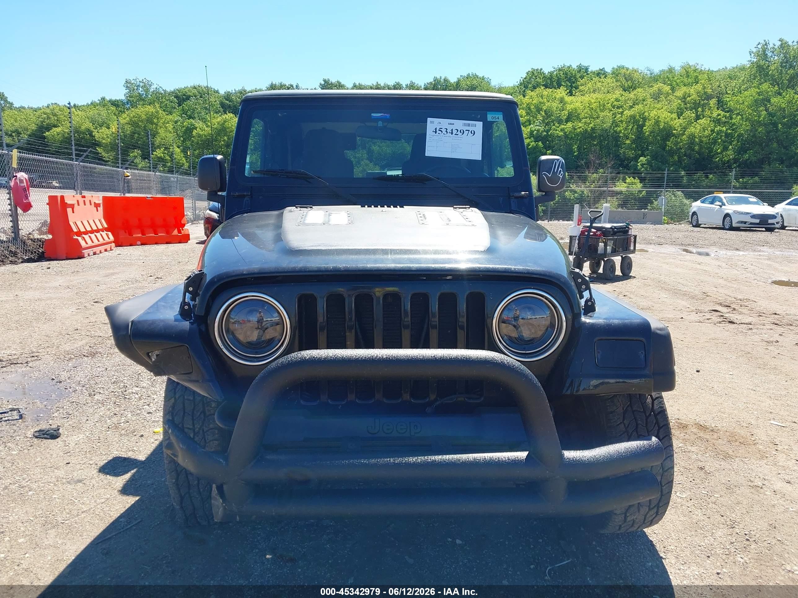 2003 Jeep Wrangler X Black vin: 1J4FA39S73P360806