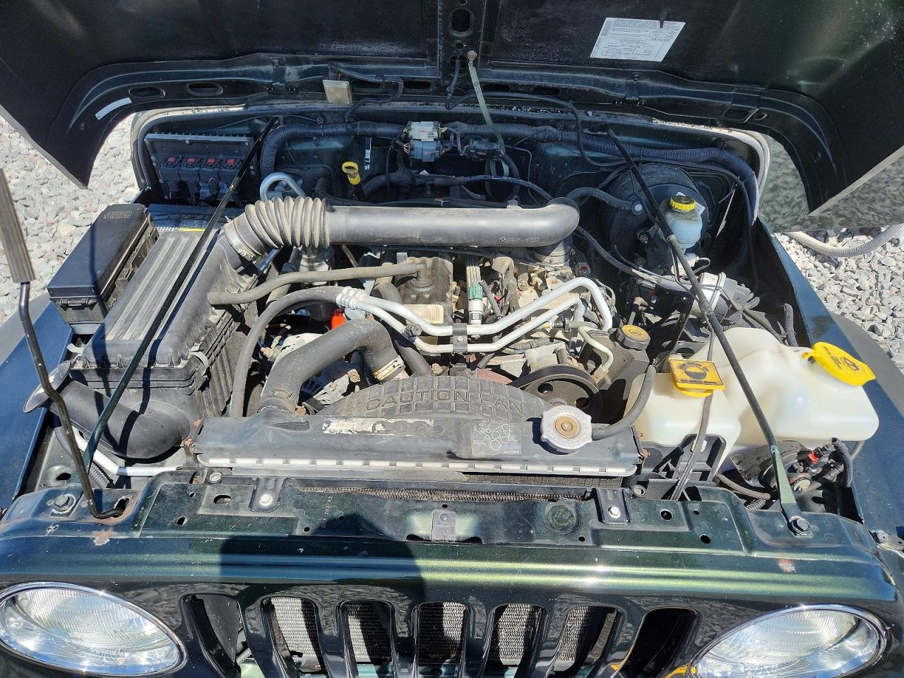 2005 Jeep Wrangler X Green vin: 1J4FA39S75P309888