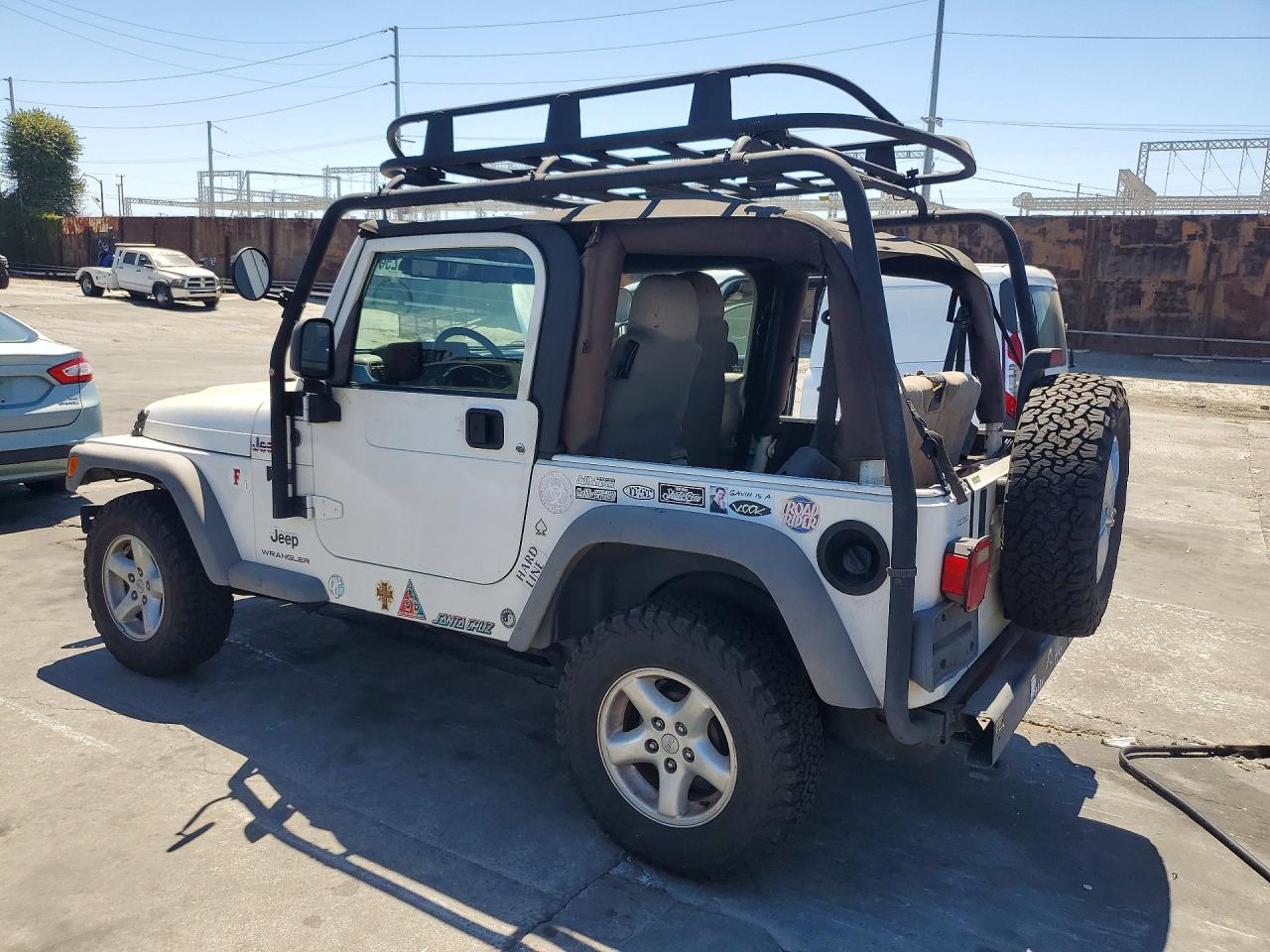 2006 Jeep Wrangler X White vin: 1J4FA39S76P730978