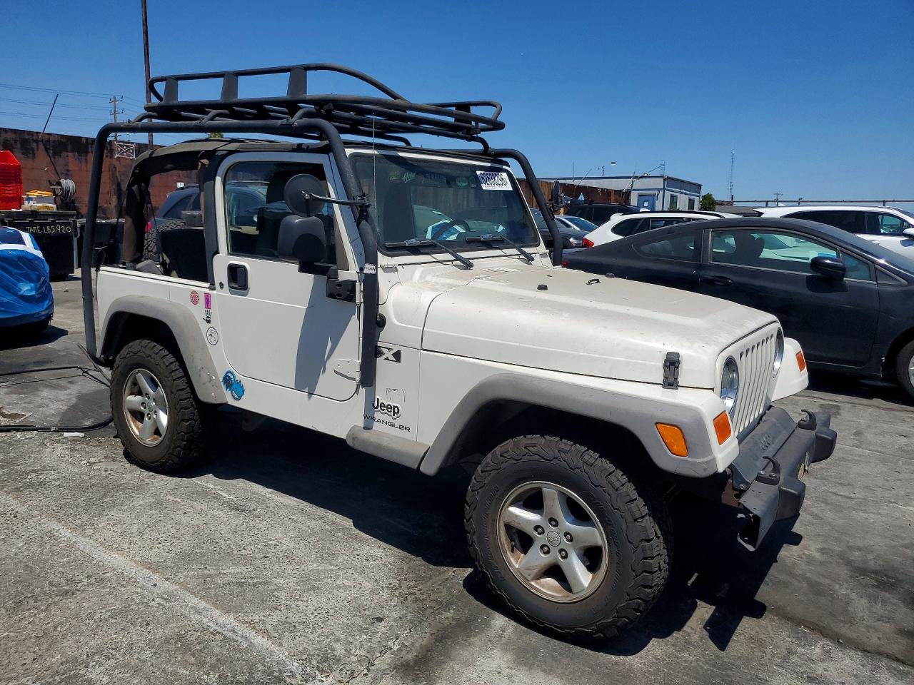 2006 Jeep Wrangler X White vin: 1J4FA39S76P730978