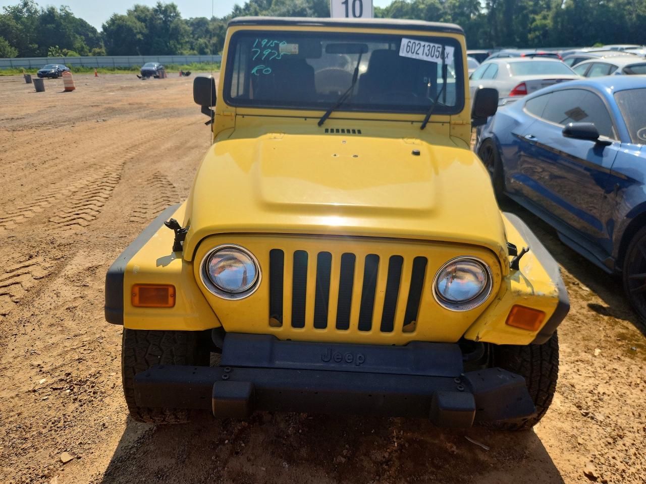 2006 Jeep Wrangler X Yellow vin: 1J4FA39S76P741771