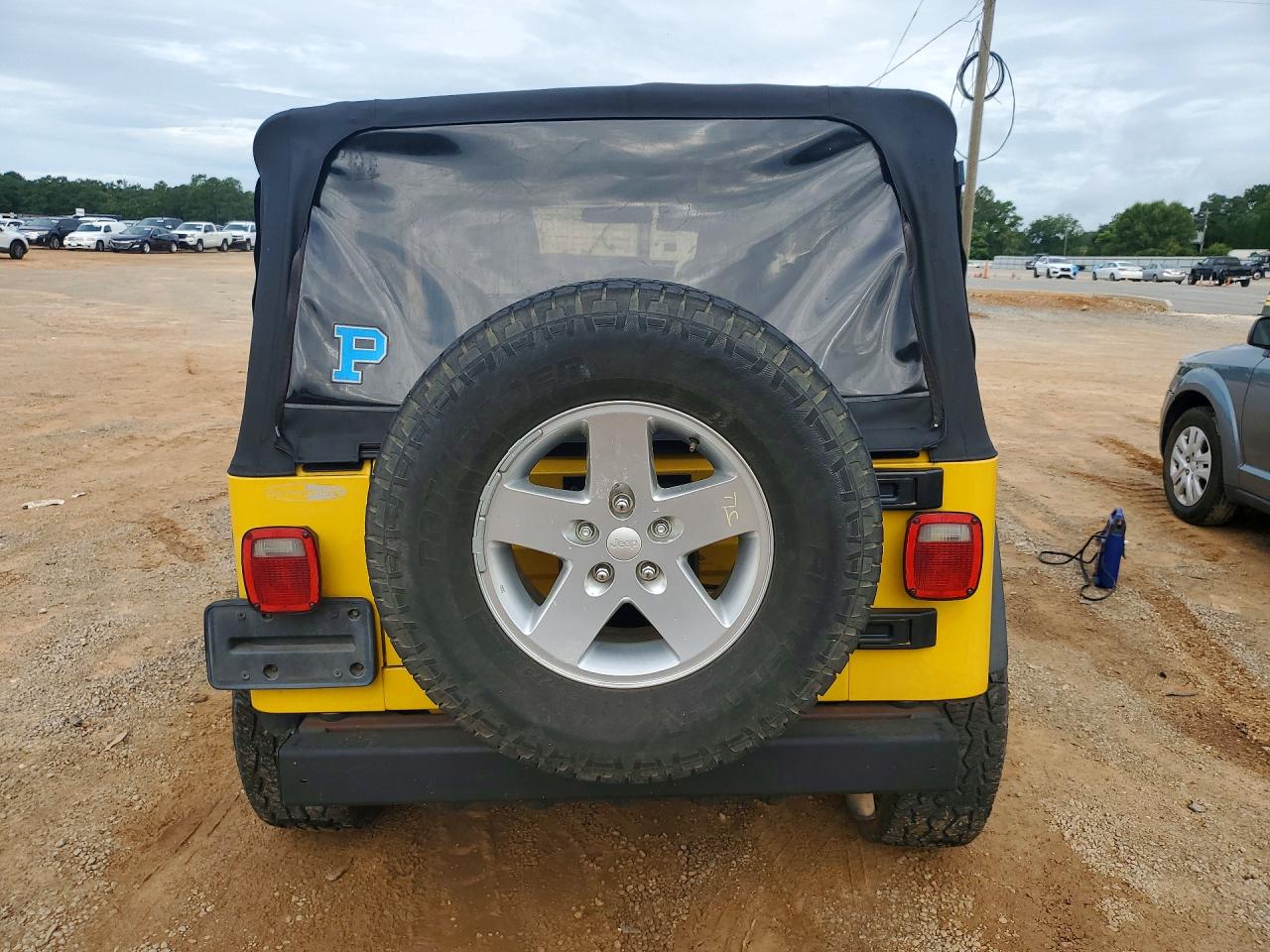 2006 Jeep Wrangler X Yellow vin: 1J4FA39S76P741771
