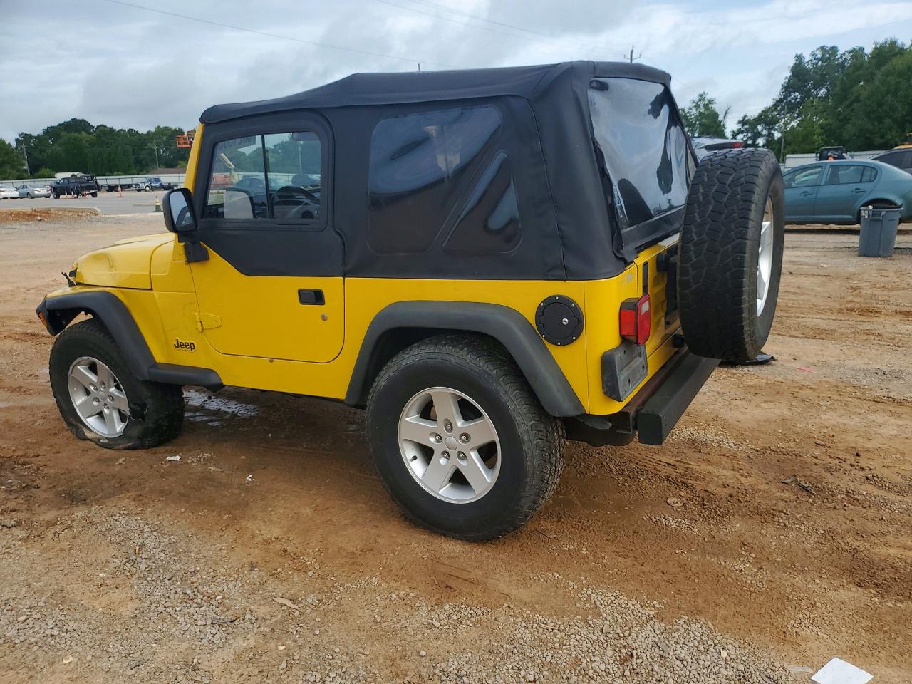 2006 Jeep Wrangler X Yellow vin: 1J4FA39S76P741771
