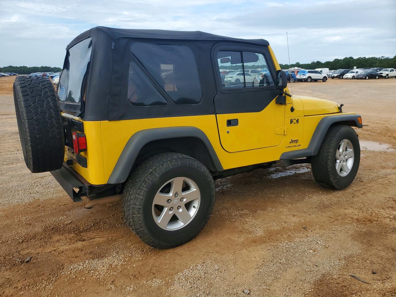 2006 Jeep Wrangler X Yellow vin: 1J4FA39S76P741771