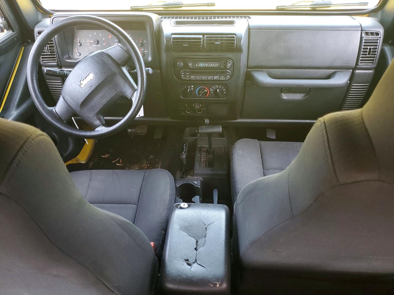 2006 Jeep Wrangler X Yellow vin: 1J4FA39S76P741771