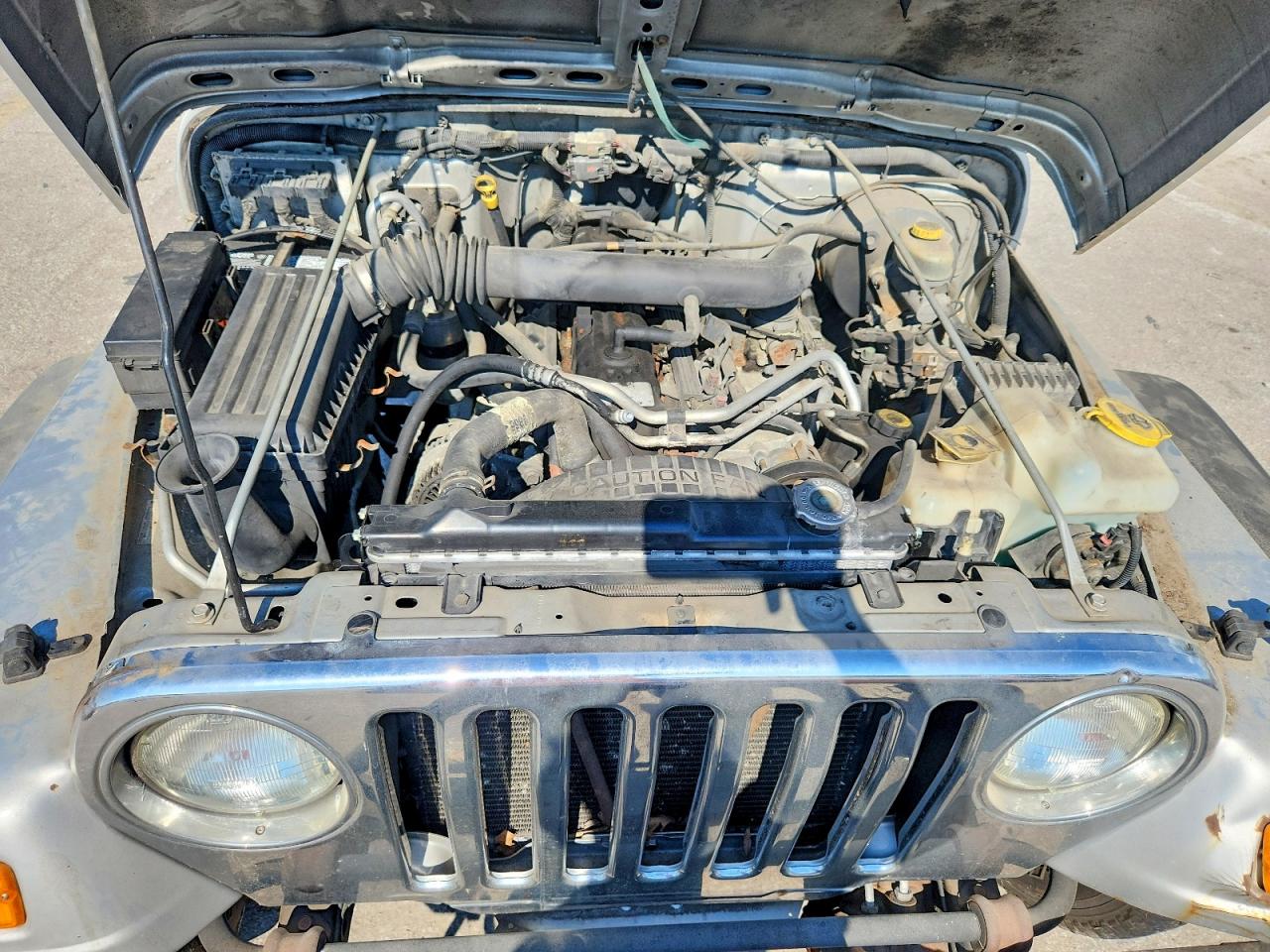 2004 Jeep Wrangler X Gray vin: 1J4FA39S84P715967
