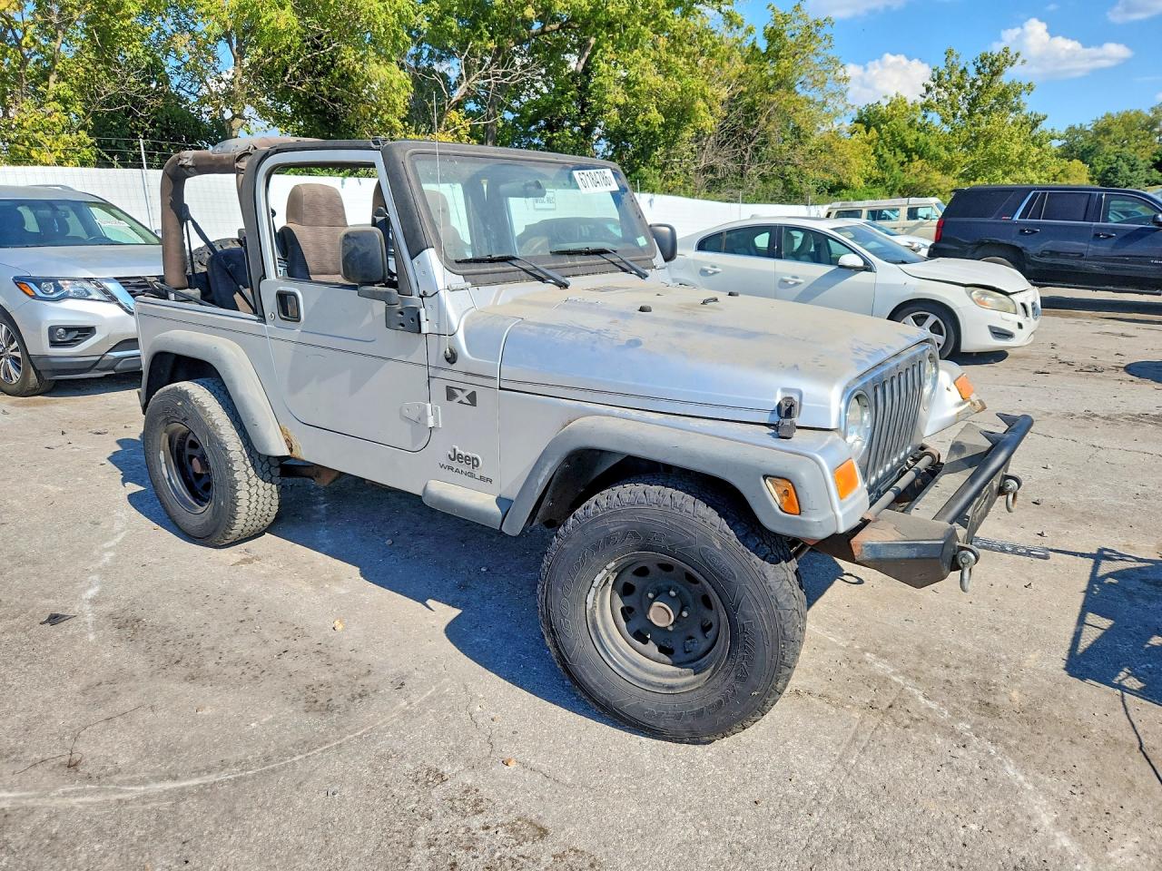 2004 Jeep Wrangler X Gray vin: 1J4FA39S84P715967