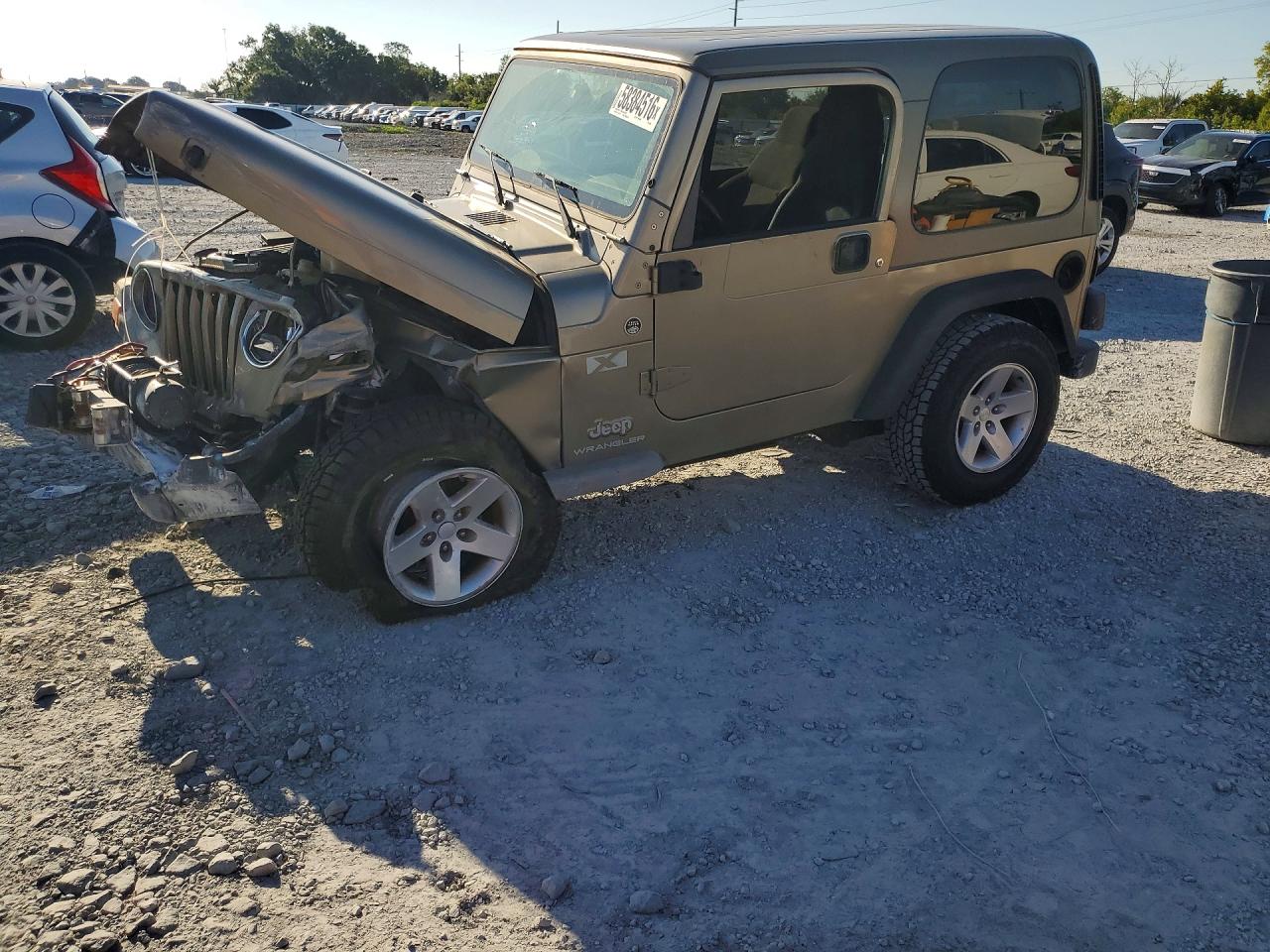 2004 Jeep Wrangler X Зеленый vin: 1J4FA39S84P762061