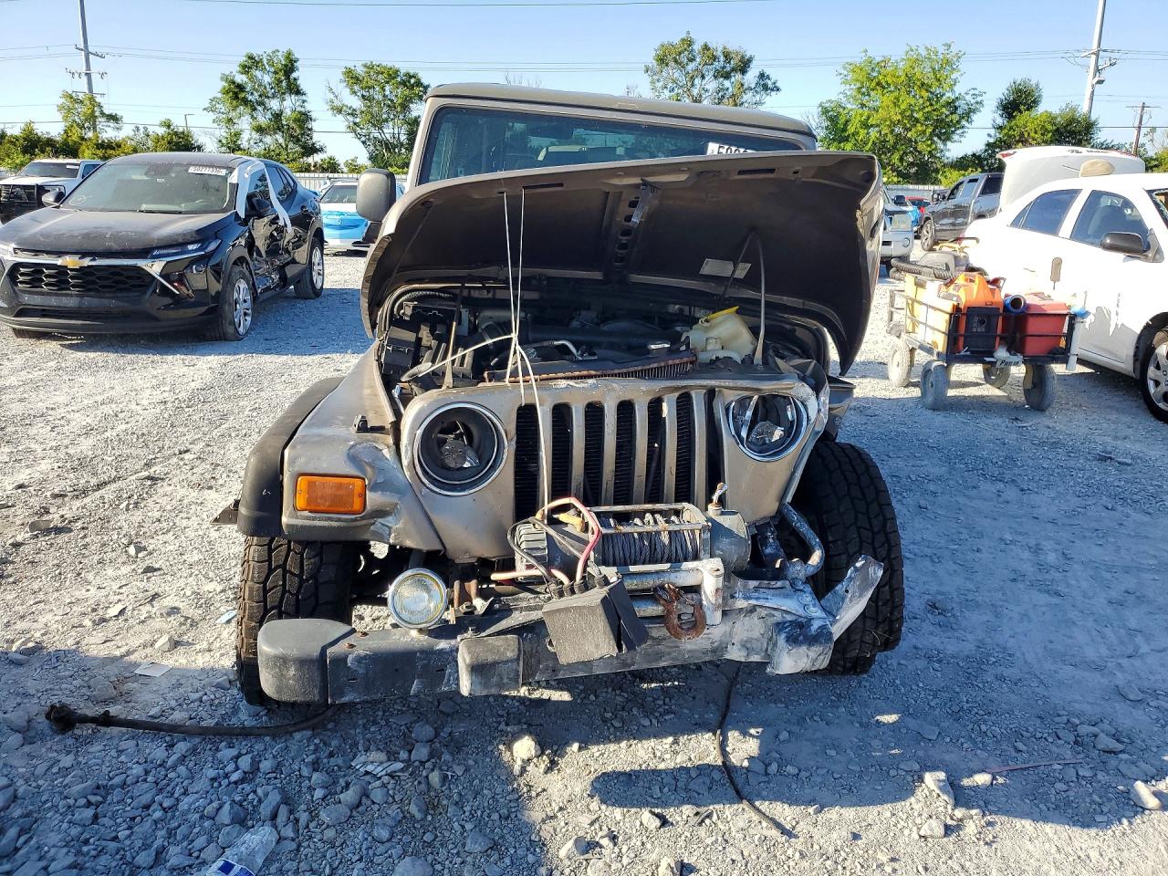 2004 Jeep Wrangler X Зеленый vin: 1J4FA39S84P762061