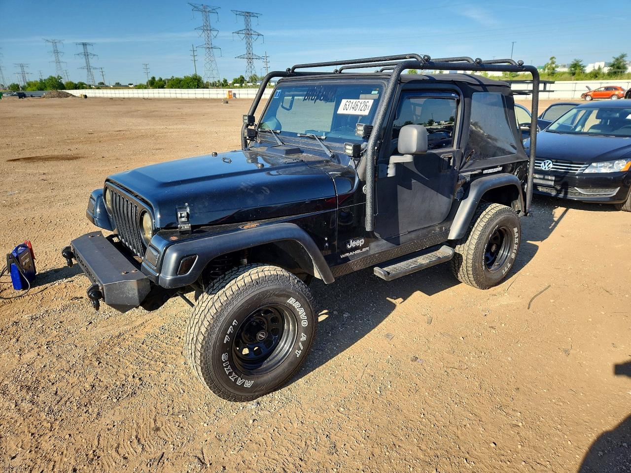 2006 Jeep Wrangler X Black vin: 1J4FA39S86P711470