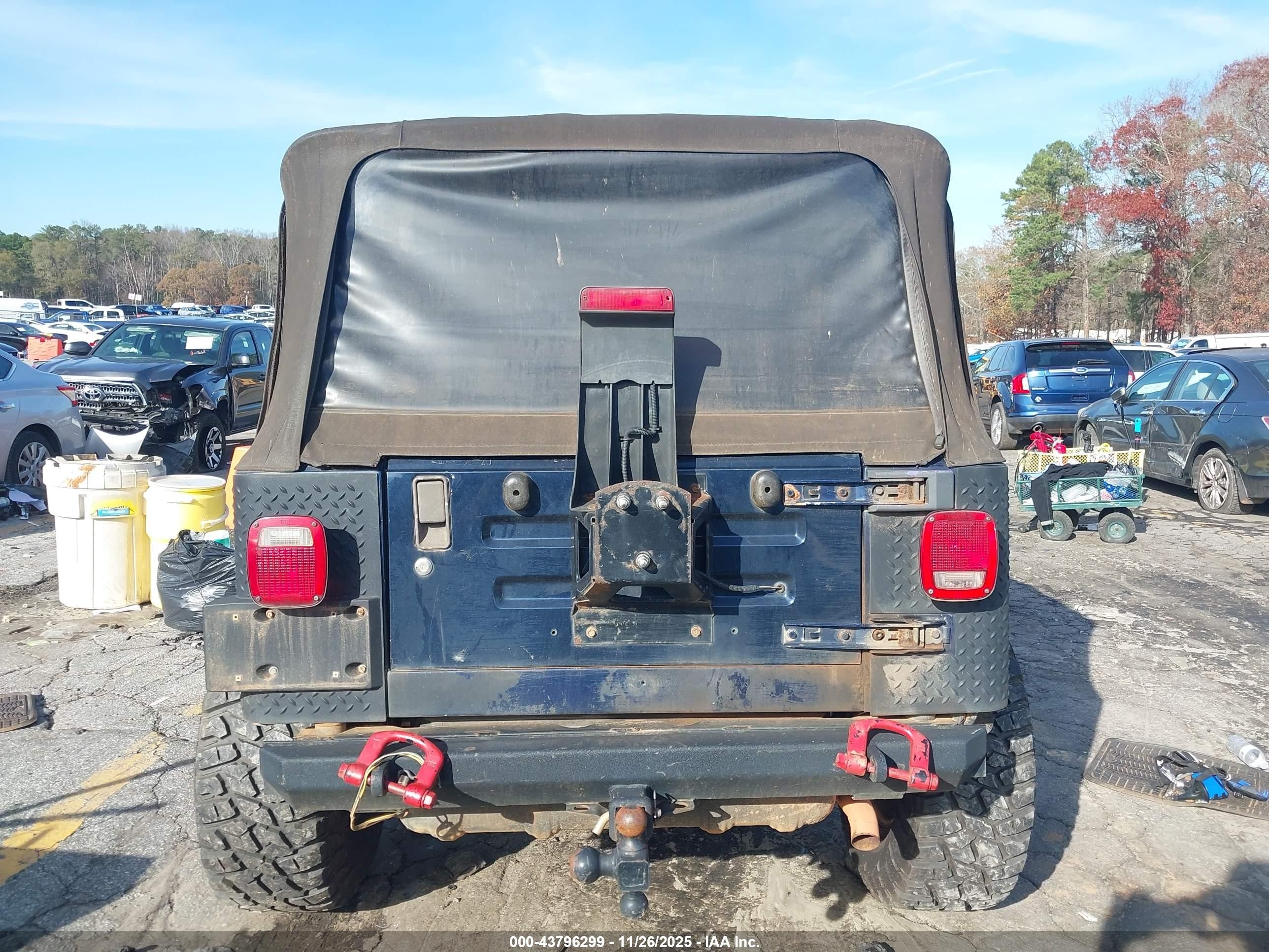 2006 Jeep Wrangler X Blue vin: 1J4FA39S86P720380