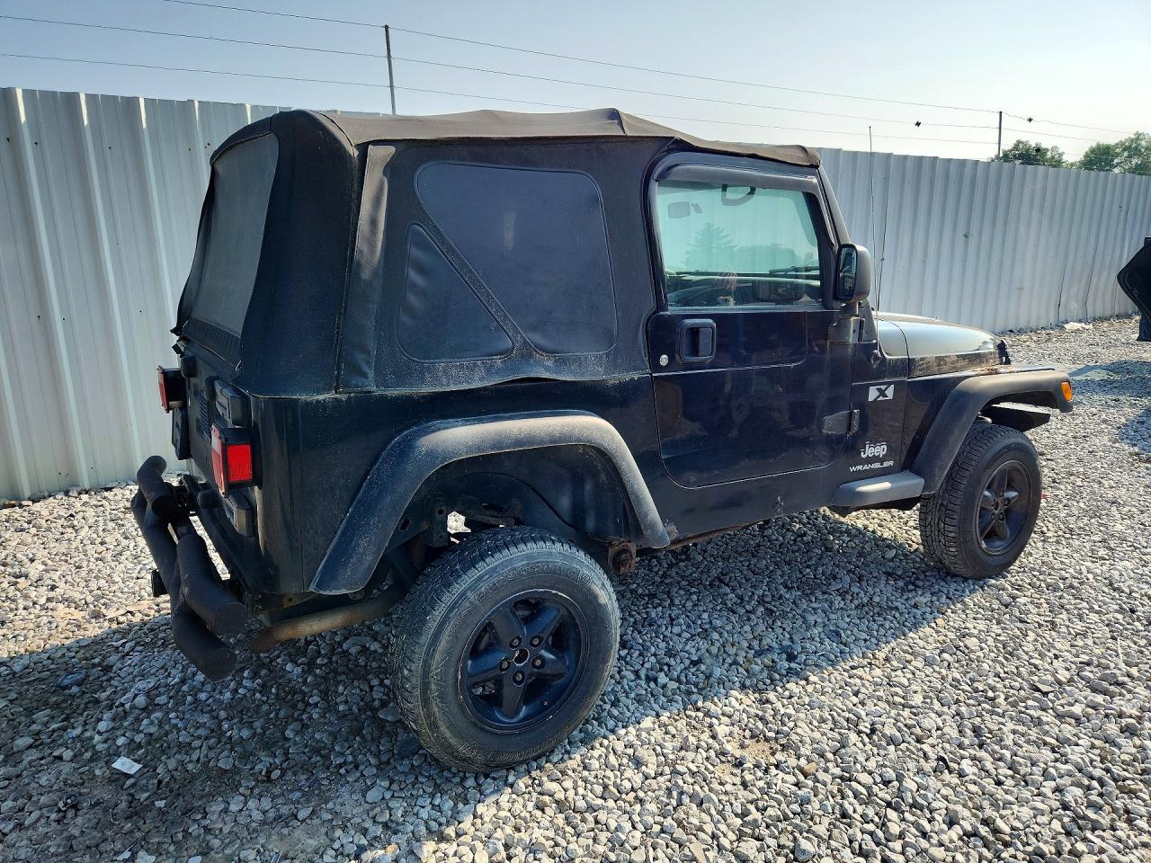 2006 Jeep Wrangler X Black vin: 1J4FA39S86P750933
