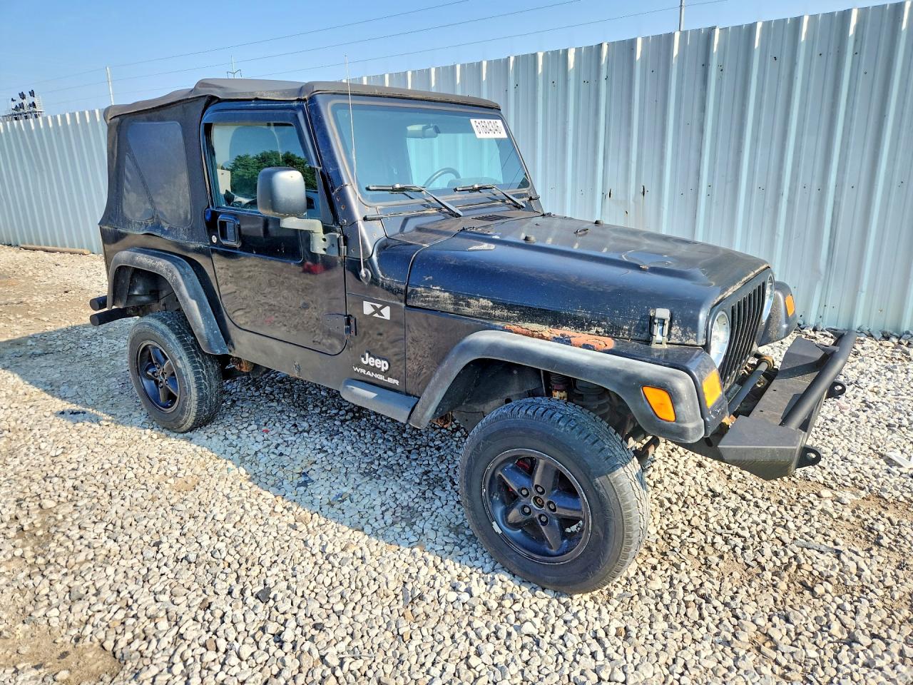 2006 Jeep Wrangler X Black vin: 1J4FA39S86P750933
