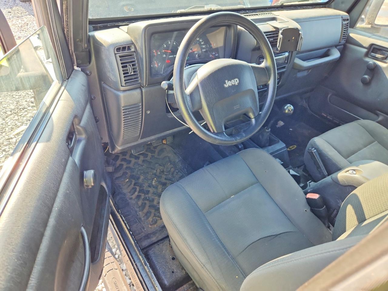 2006 Jeep Wrangler X Black vin: 1J4FA39S86P750933