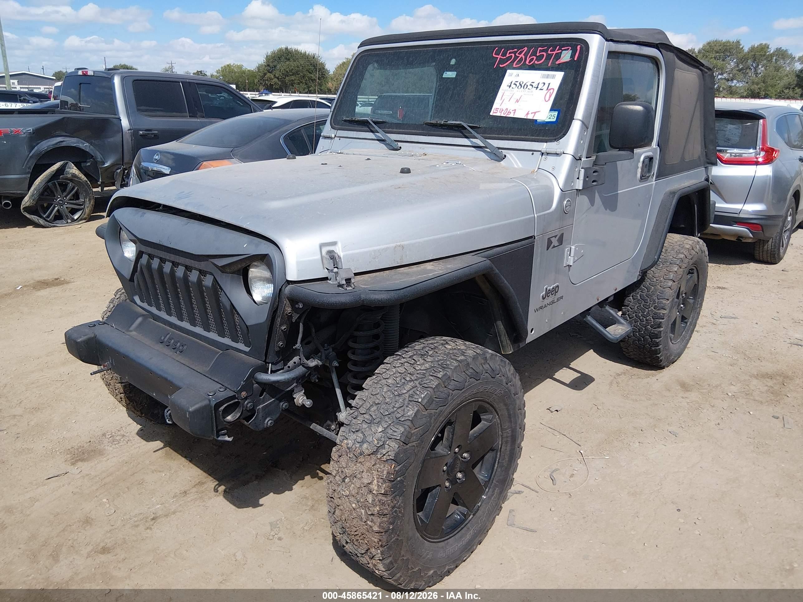 2006 Jeep Wrangler X Silver vin: 1J4FA39S86P756568